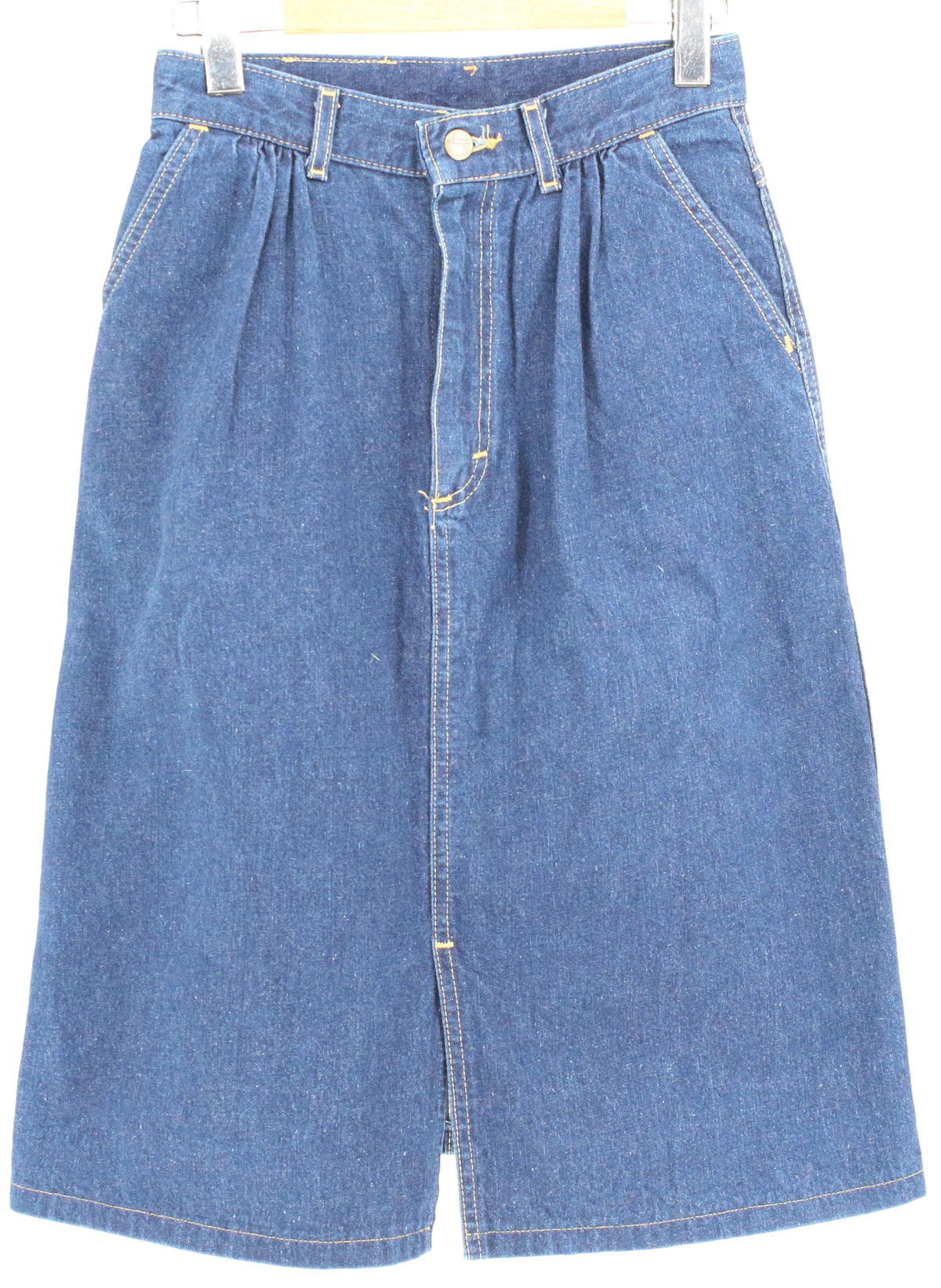 Lee Dark Blue Denim Skirt 9"