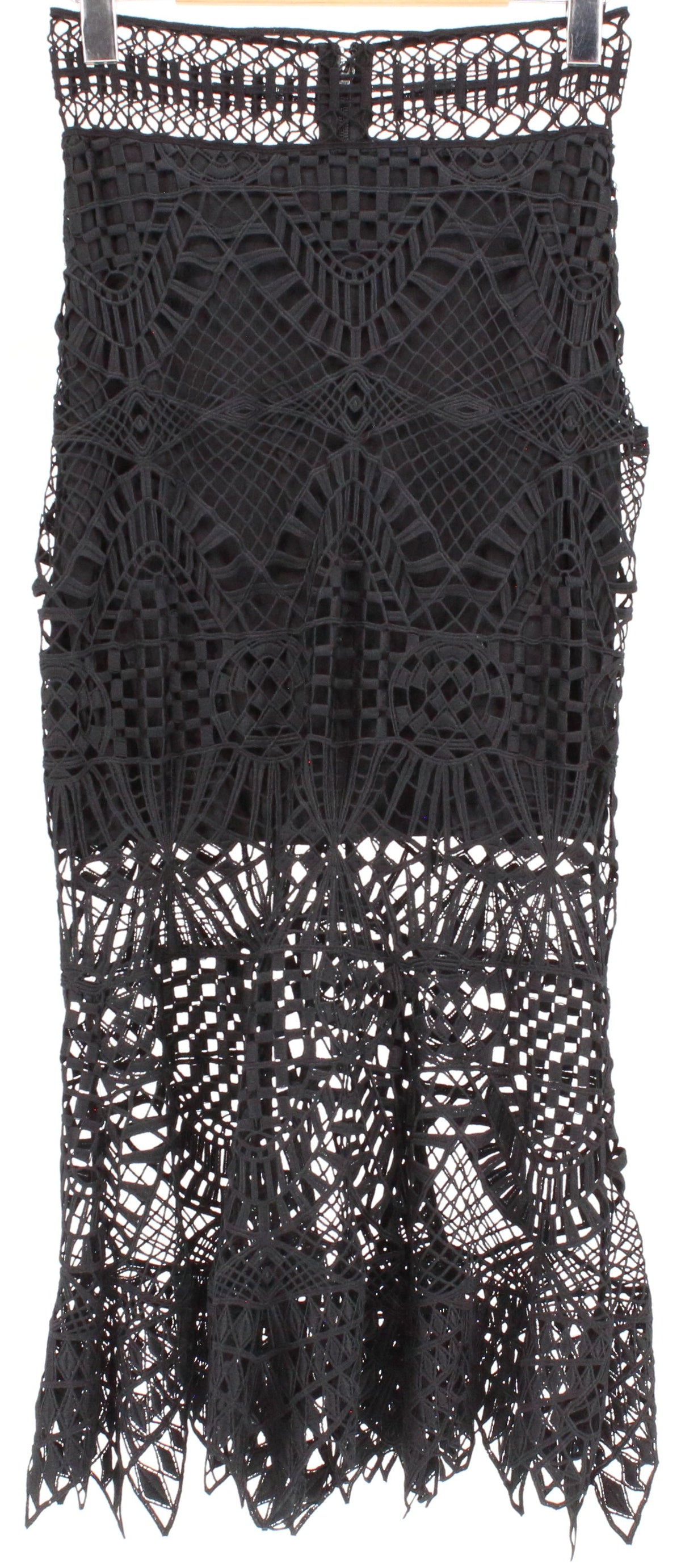 Jonathan Simkhai Black Lace Skirt 0"