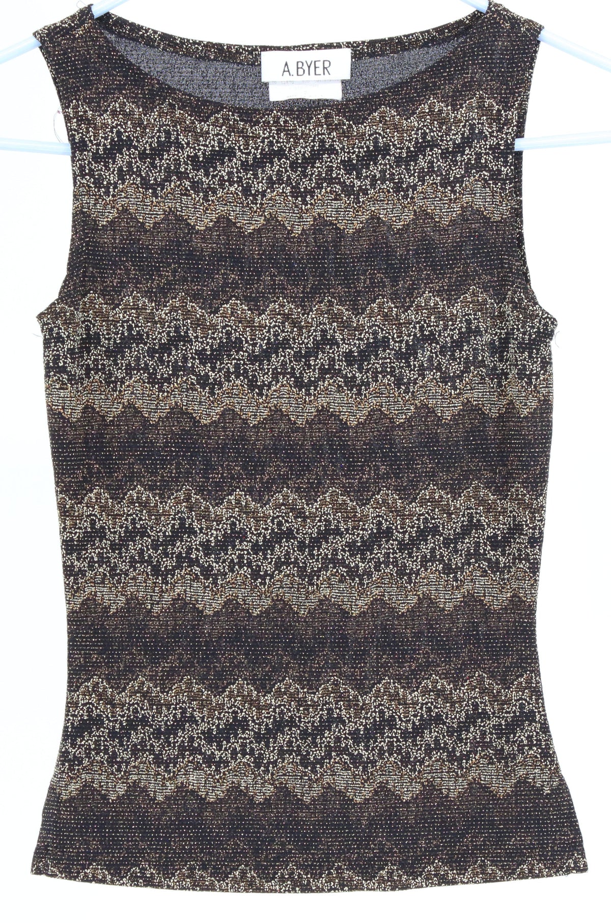 A.Byer Brown Gritter Tank Top