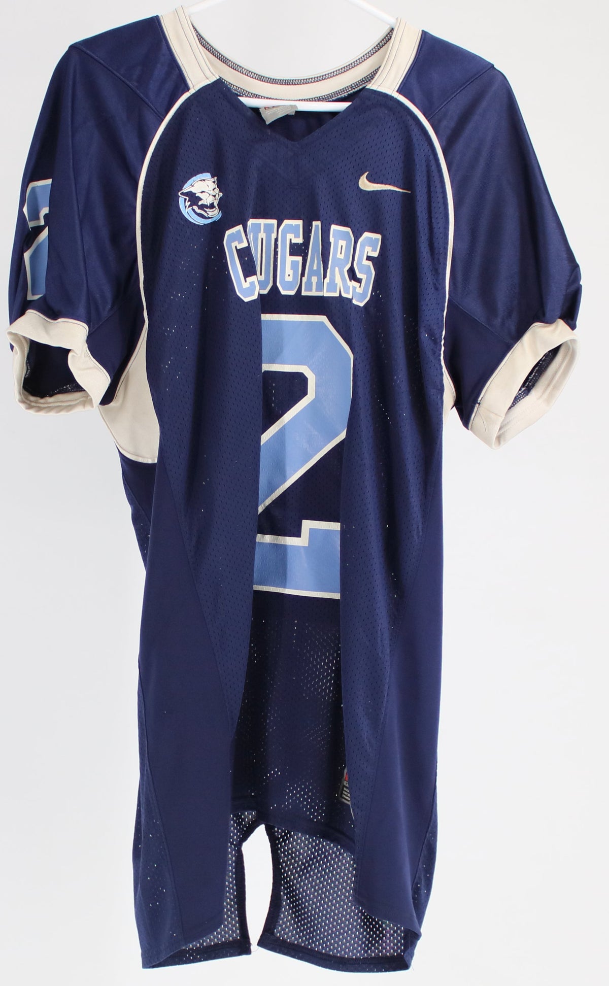 Nike Navy Front Cougars 2 Logo & Back 2 Logo Jersey