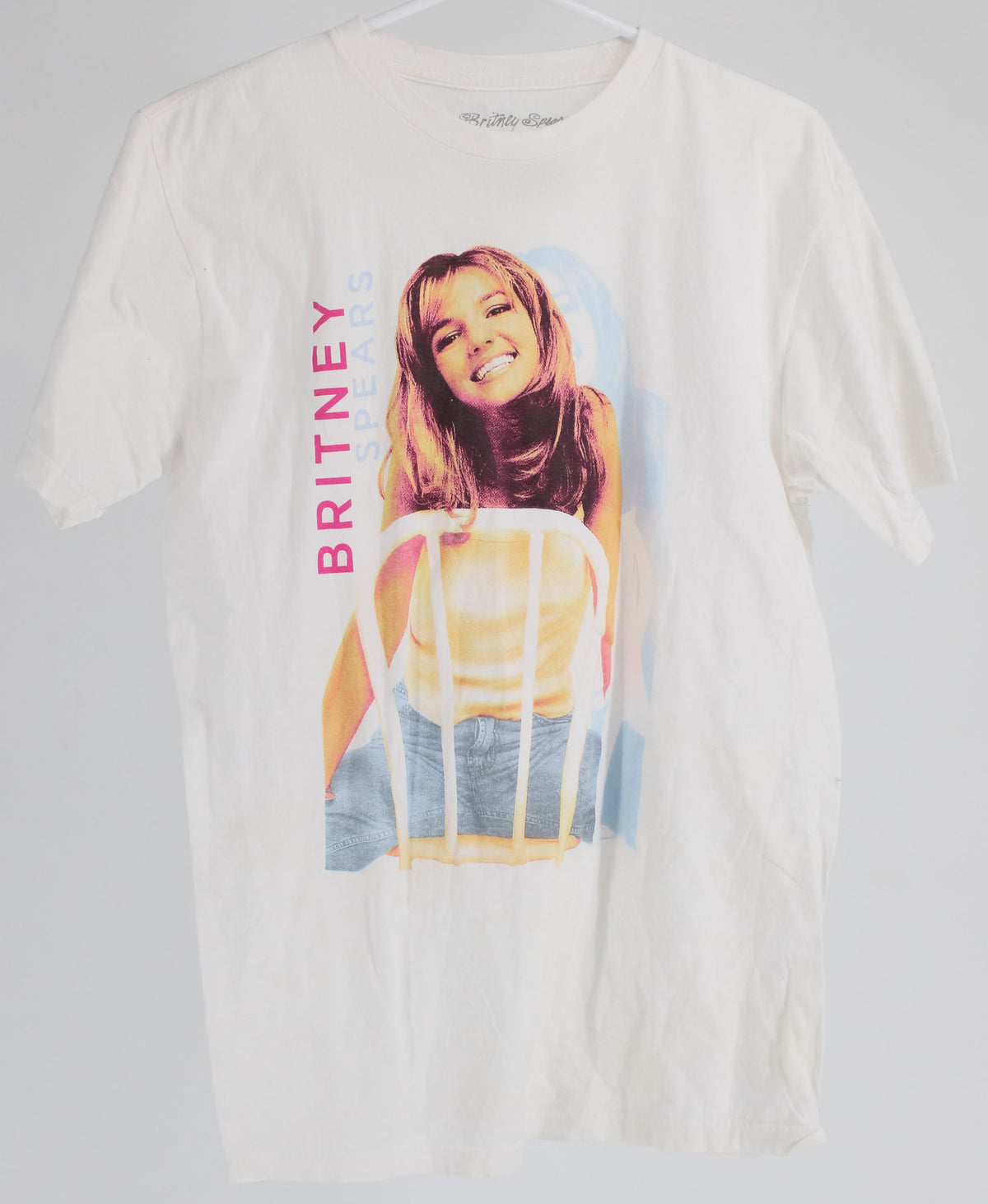 Britney Spers White Graphic T-Shirt