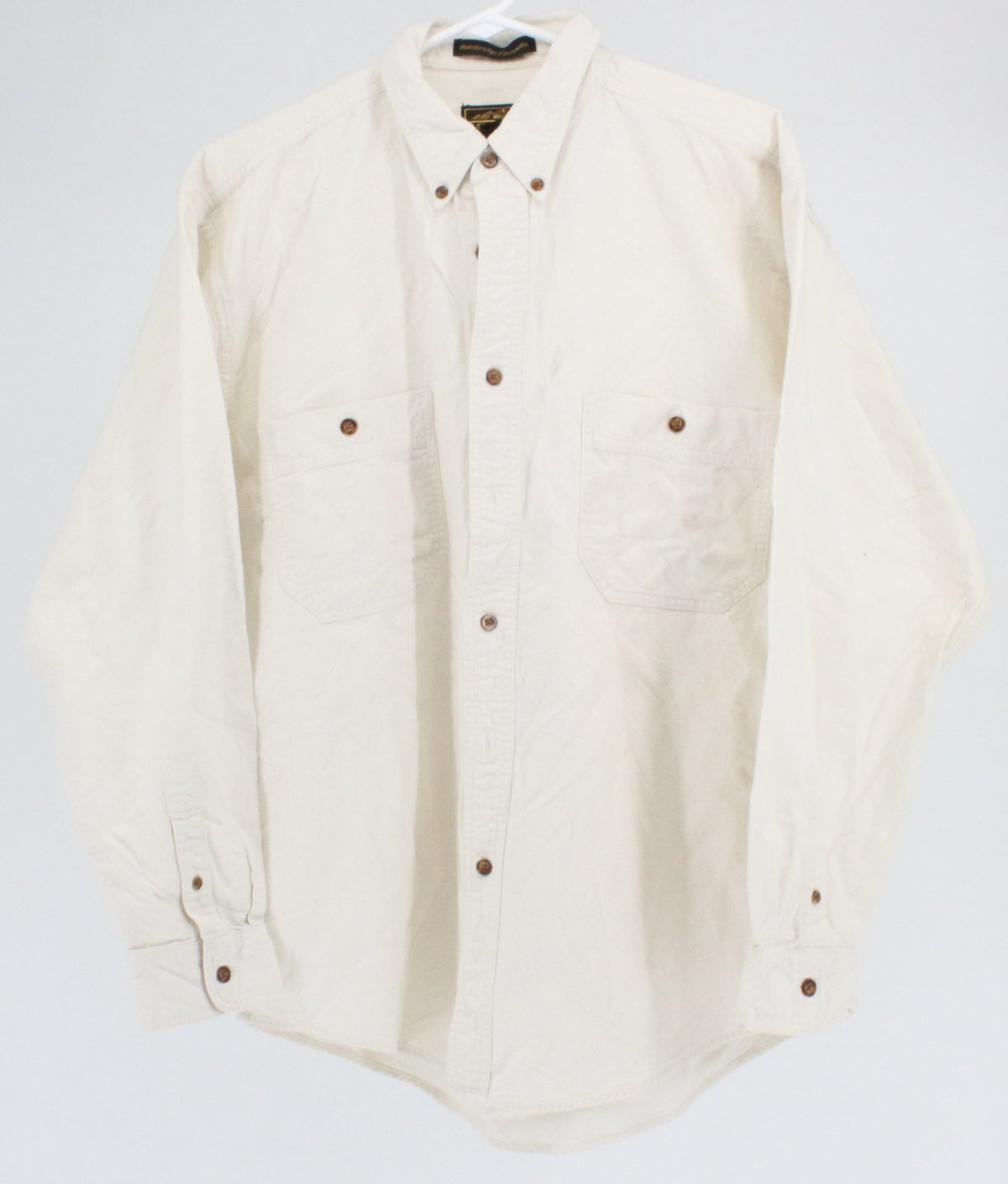 Eddie Bauer White Plane Long Sleeve Shirt