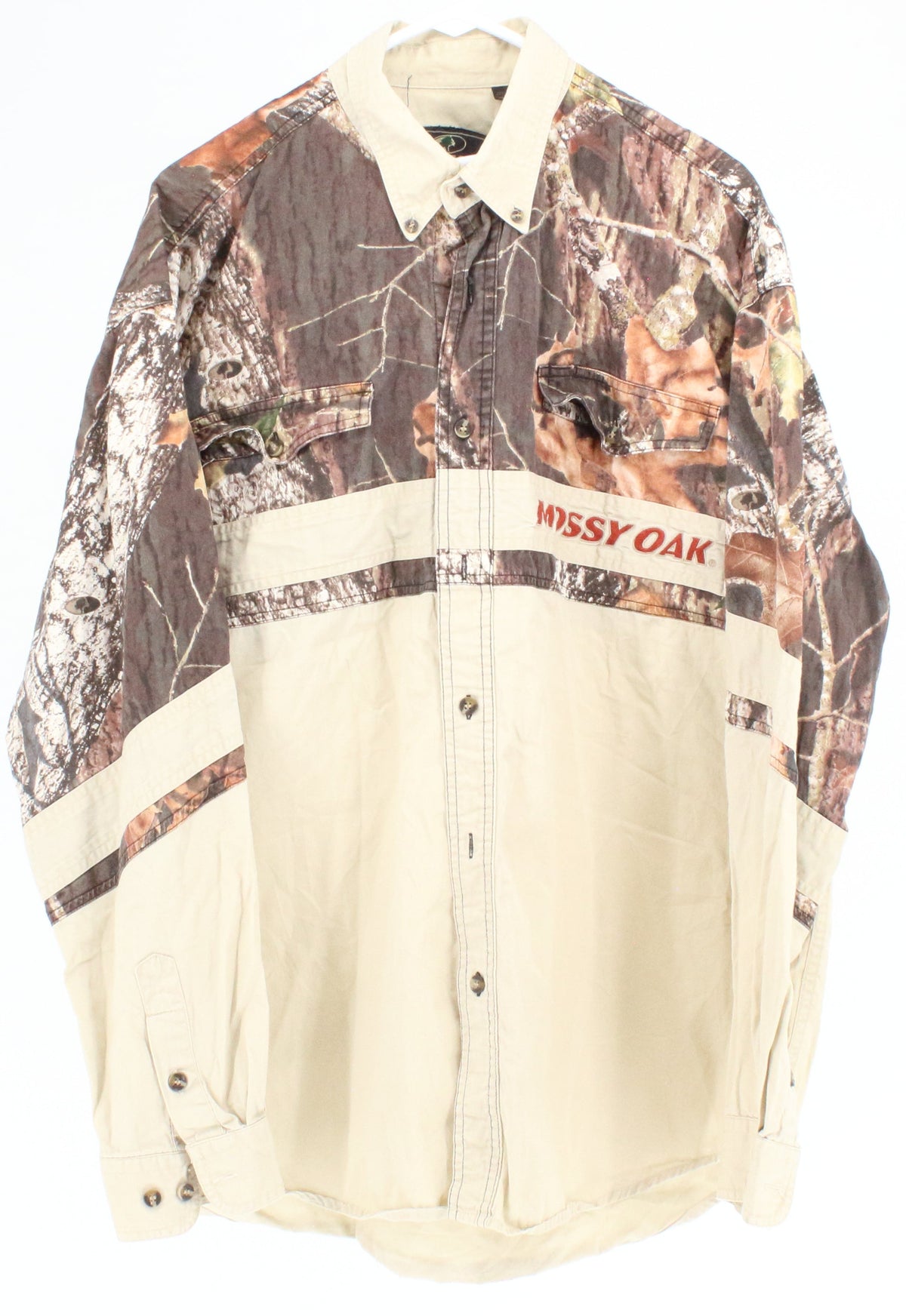 Mossy Oak Brown Real Tree Print Long Sleeve Shirt