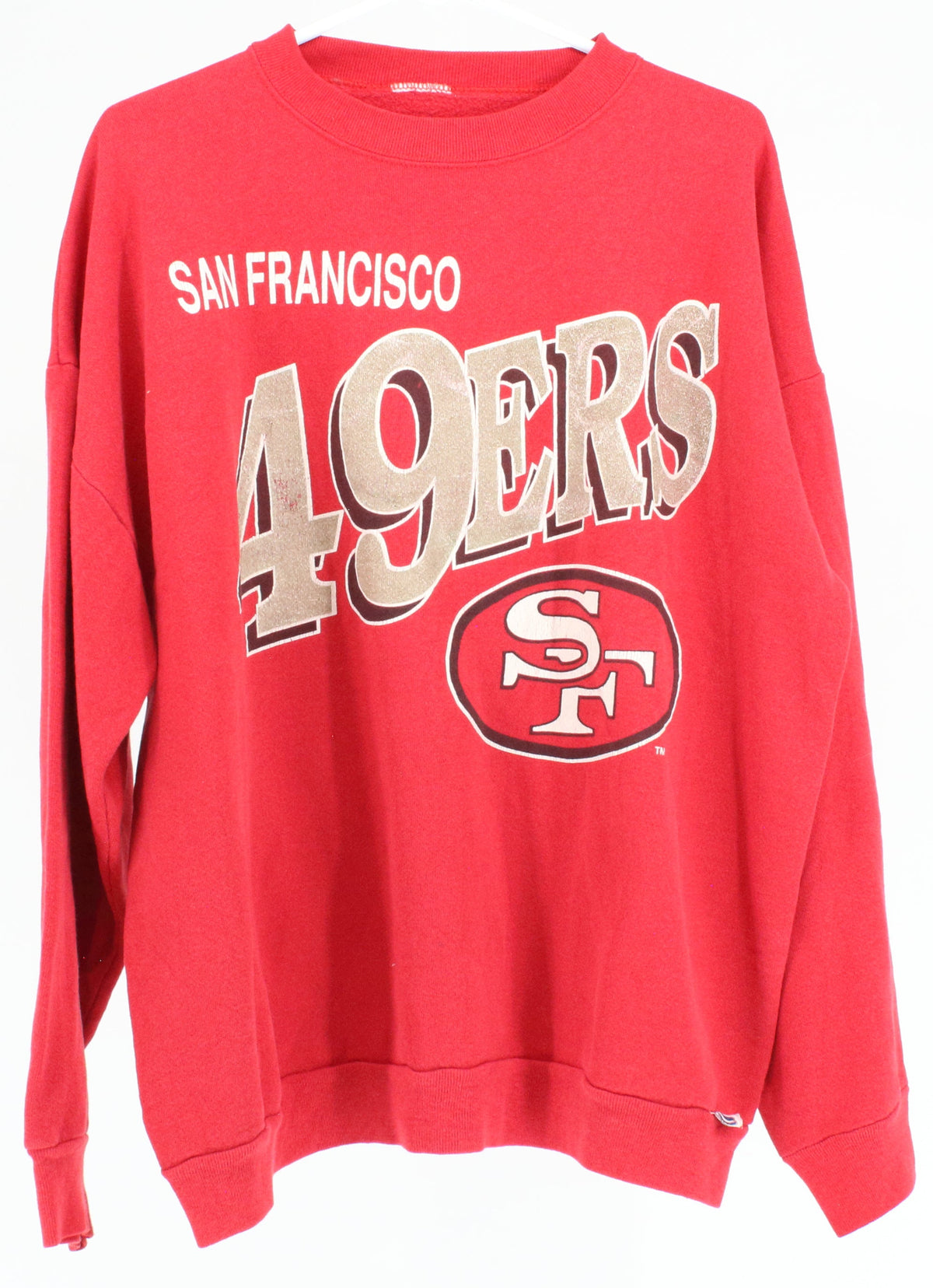 Logo7 Red San Francisco Big Logo Sweatshirt