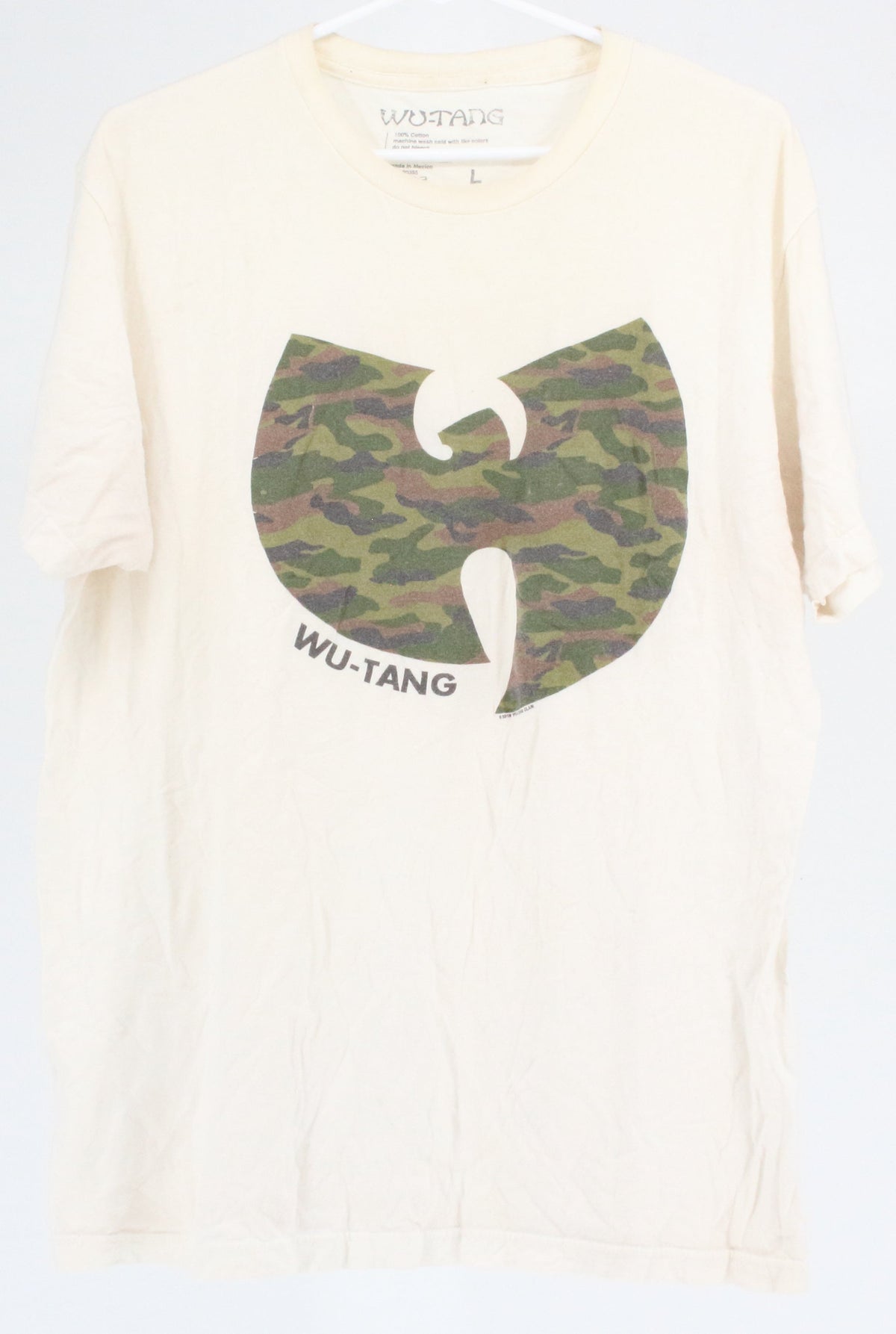 Wu-Tang White Camo Graphic T-shirt