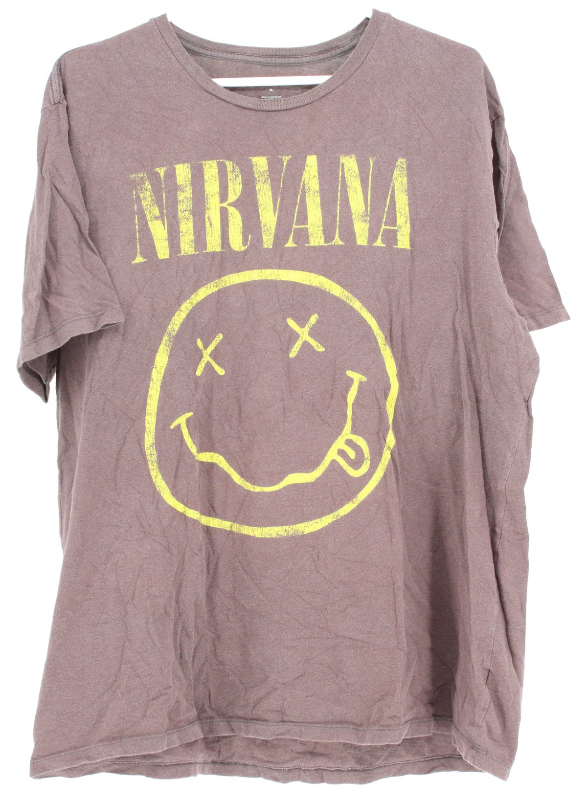 Old Navy Brown Nirvana Graphic T-shirt