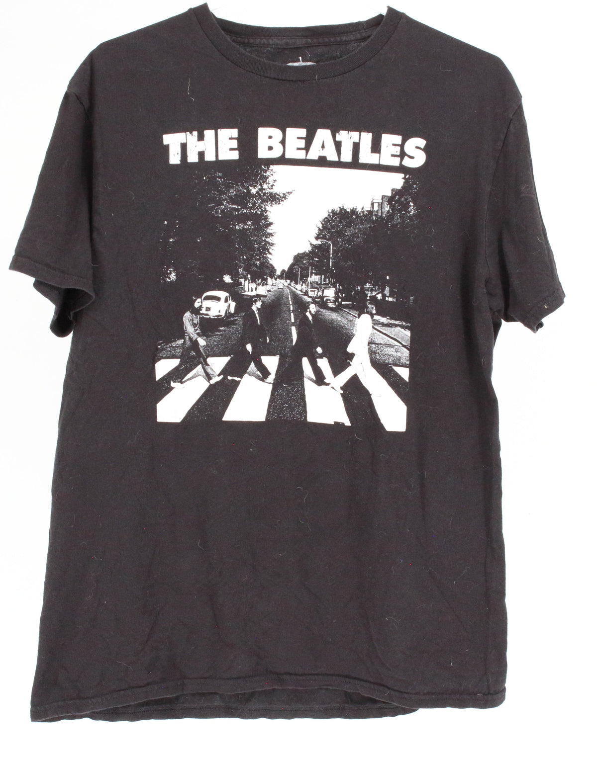 The Beatles Black Monochrome Graphic T-shirt