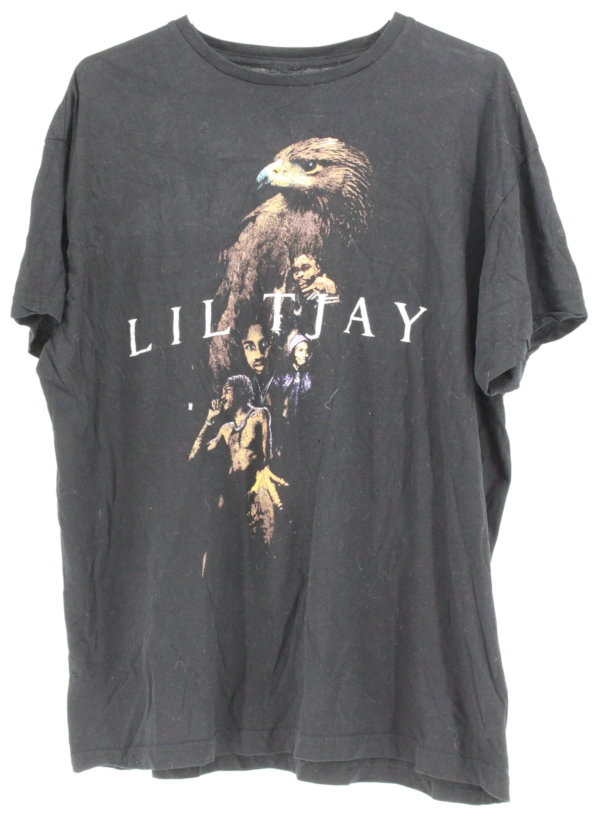 Lil Tjay Black Eagle Graphic T-shirt