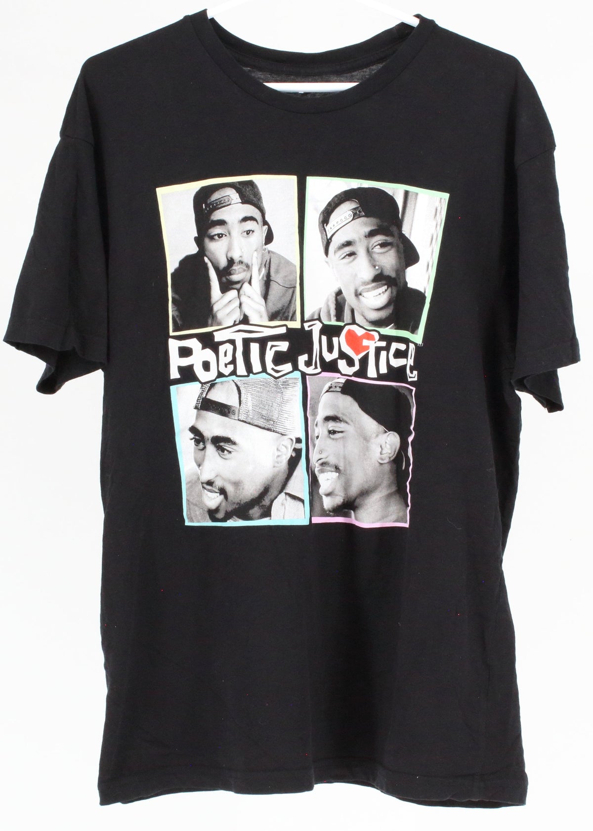 Poetic Justice Black Graphic T-shirt