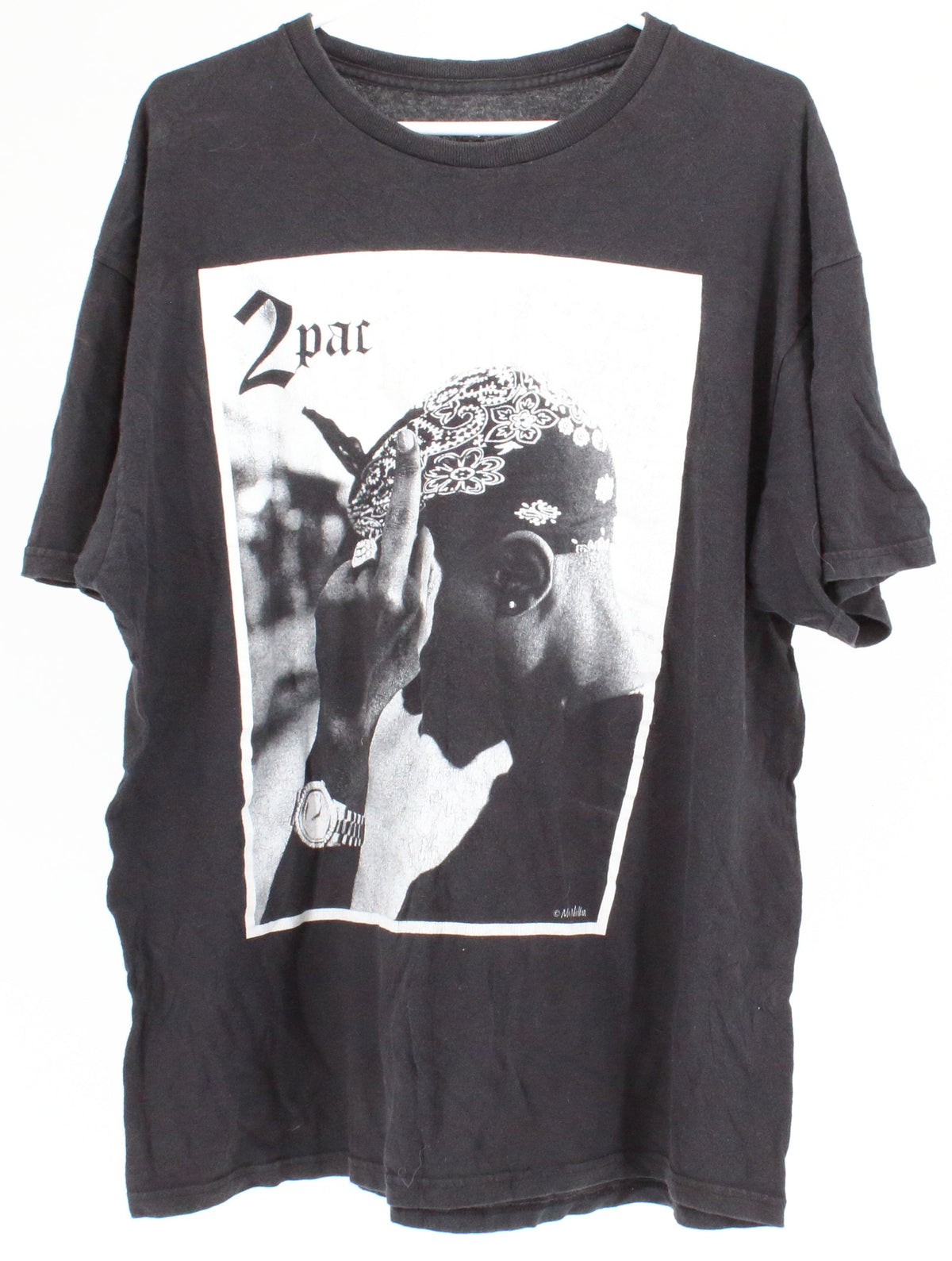 Brauado Black 2Pac Graphic T-shirt