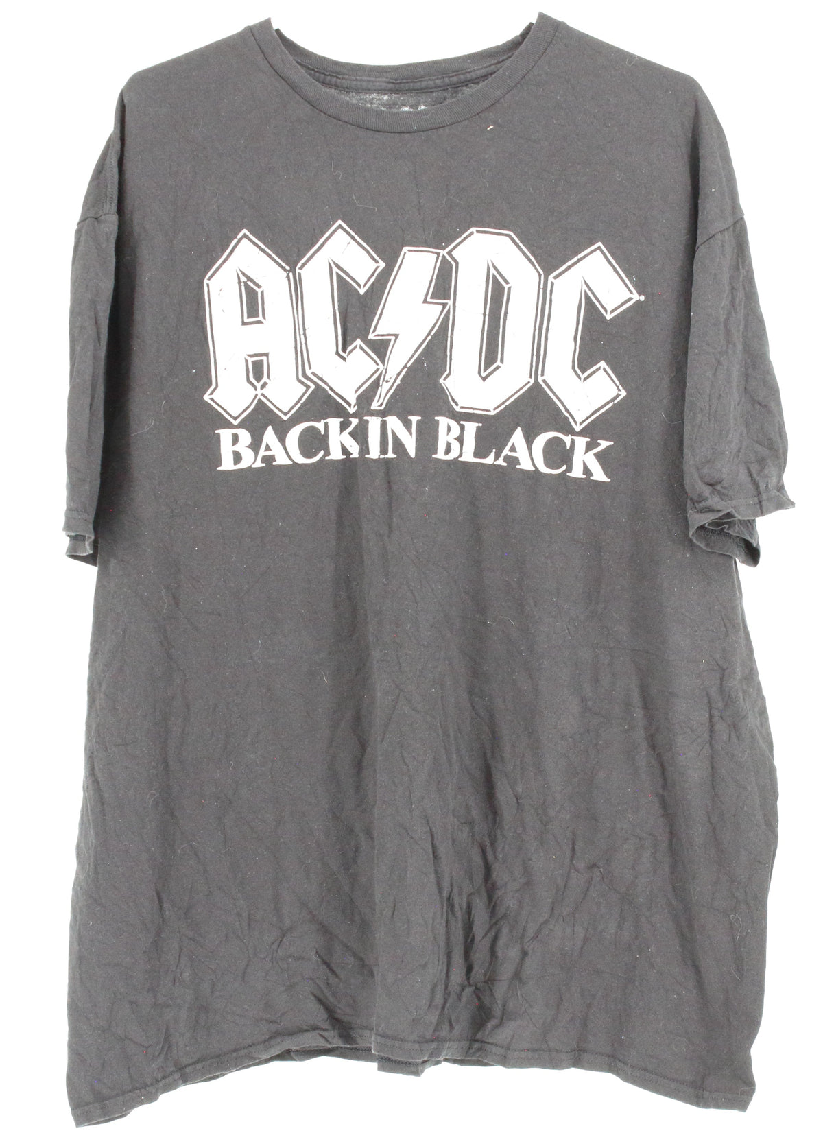 ACDC Black "Black In Black" Logo T-shirt