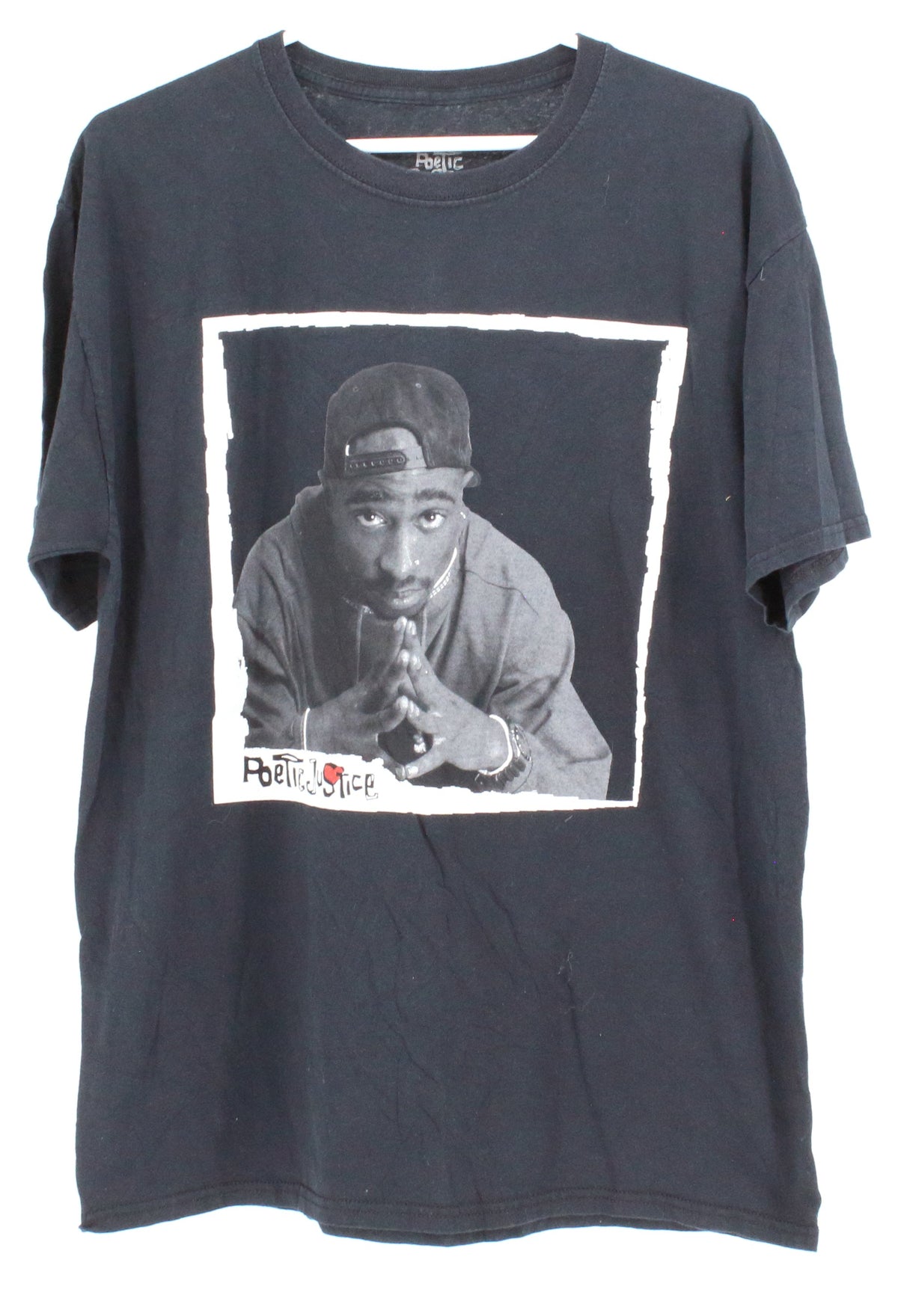 Poetic Justice Black Graphic T-shirt