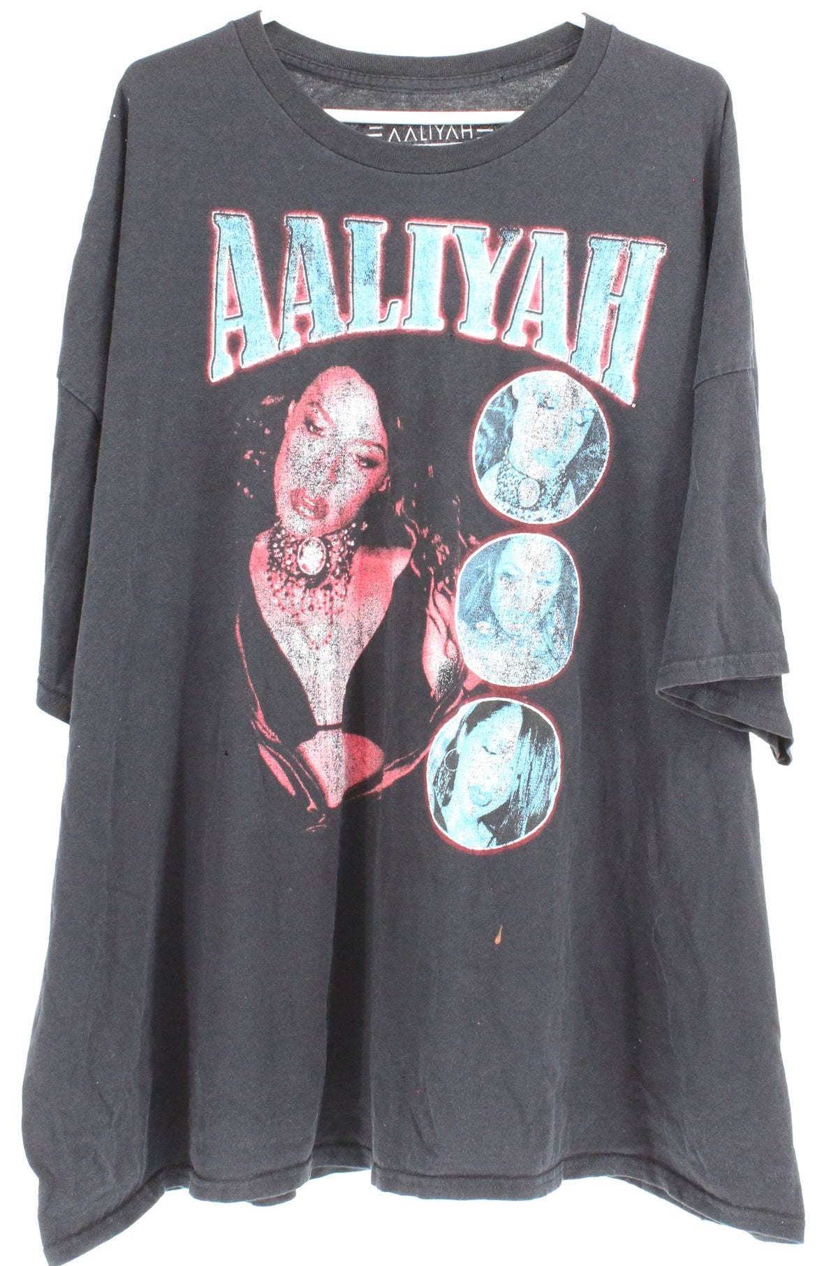 Aaliyah Black Graphic T-shirt