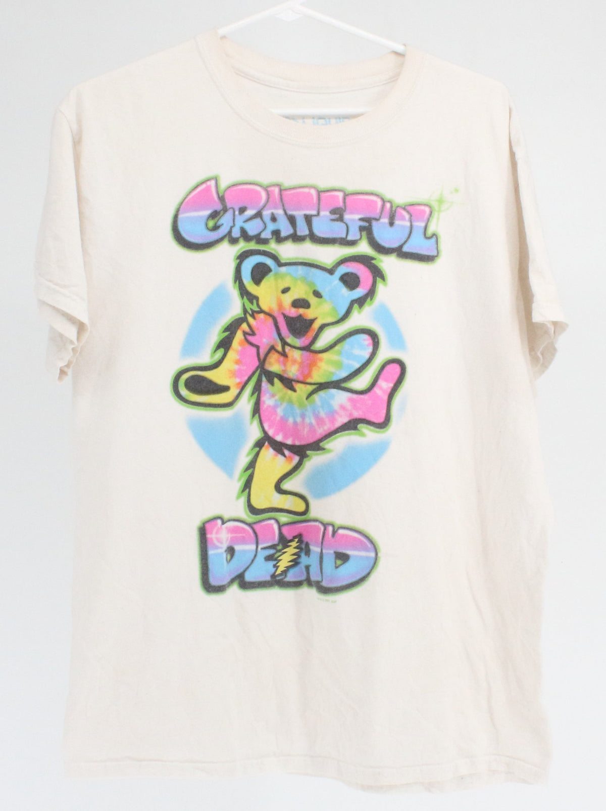 Liquid Blue White Grateful Dead Graphic T-shirt