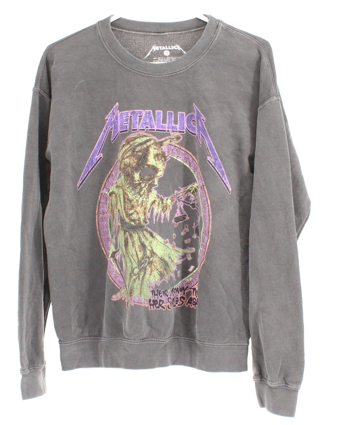 Metallica Black Graphic Sweatshirt