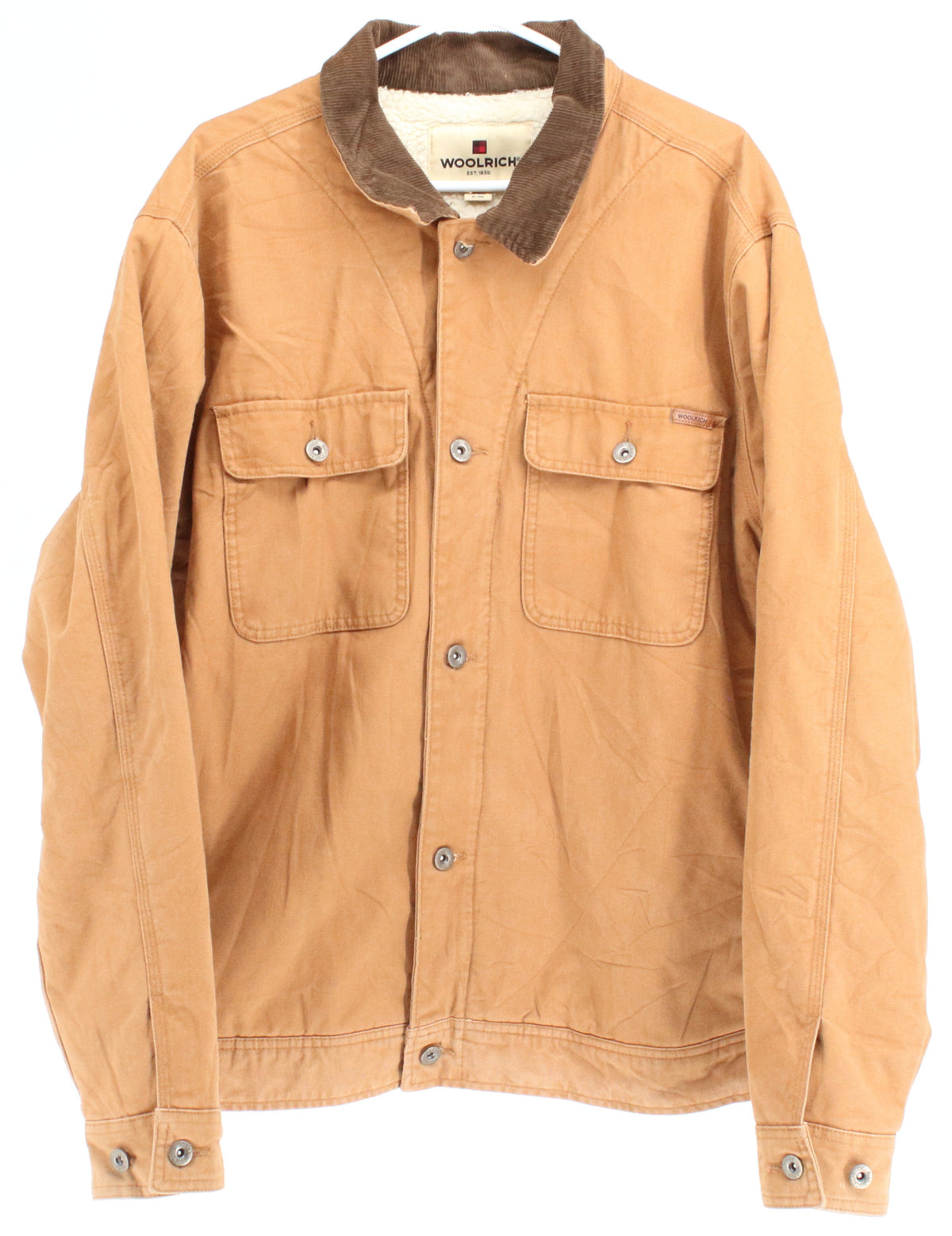 Woolrich Brown Linerd Button Up Jacket