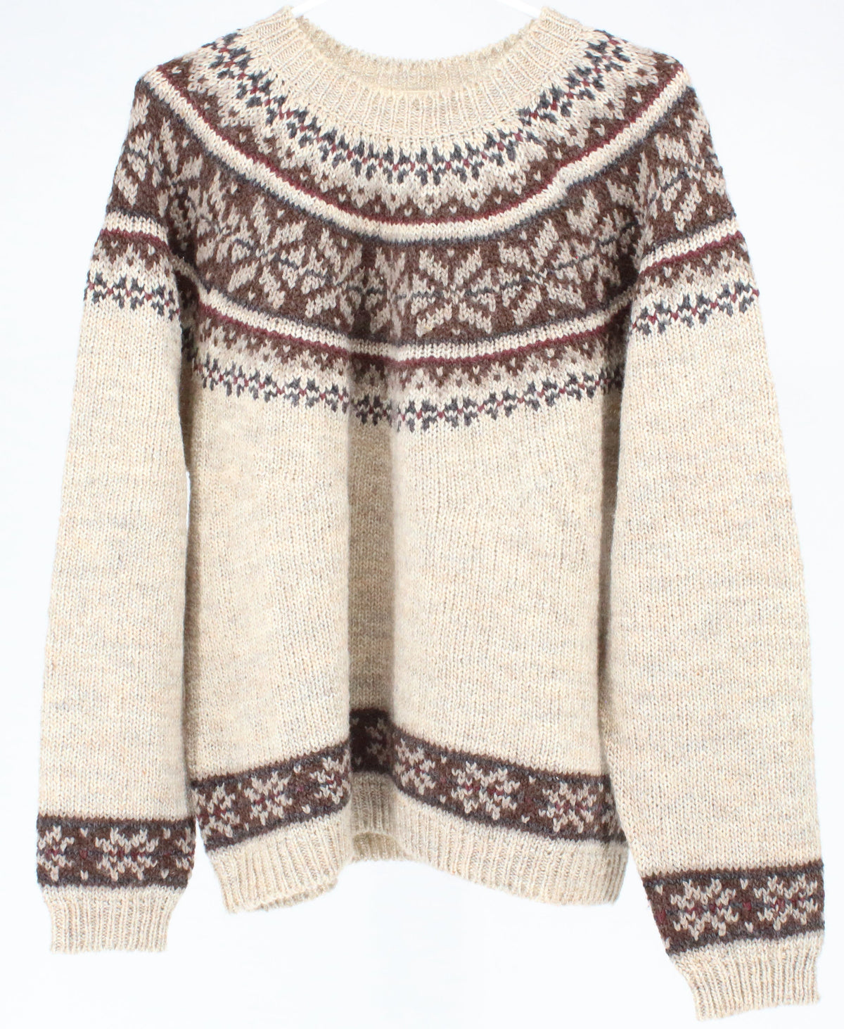 St Johns Bay Brown Ski Lodge Sweater