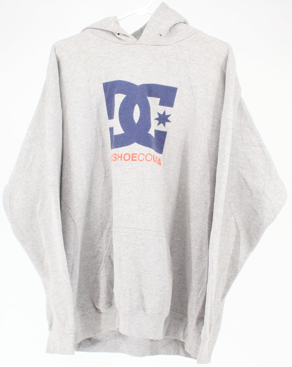 DC Gray DC Shoe Co USA Logo Hooded Sweatshirt