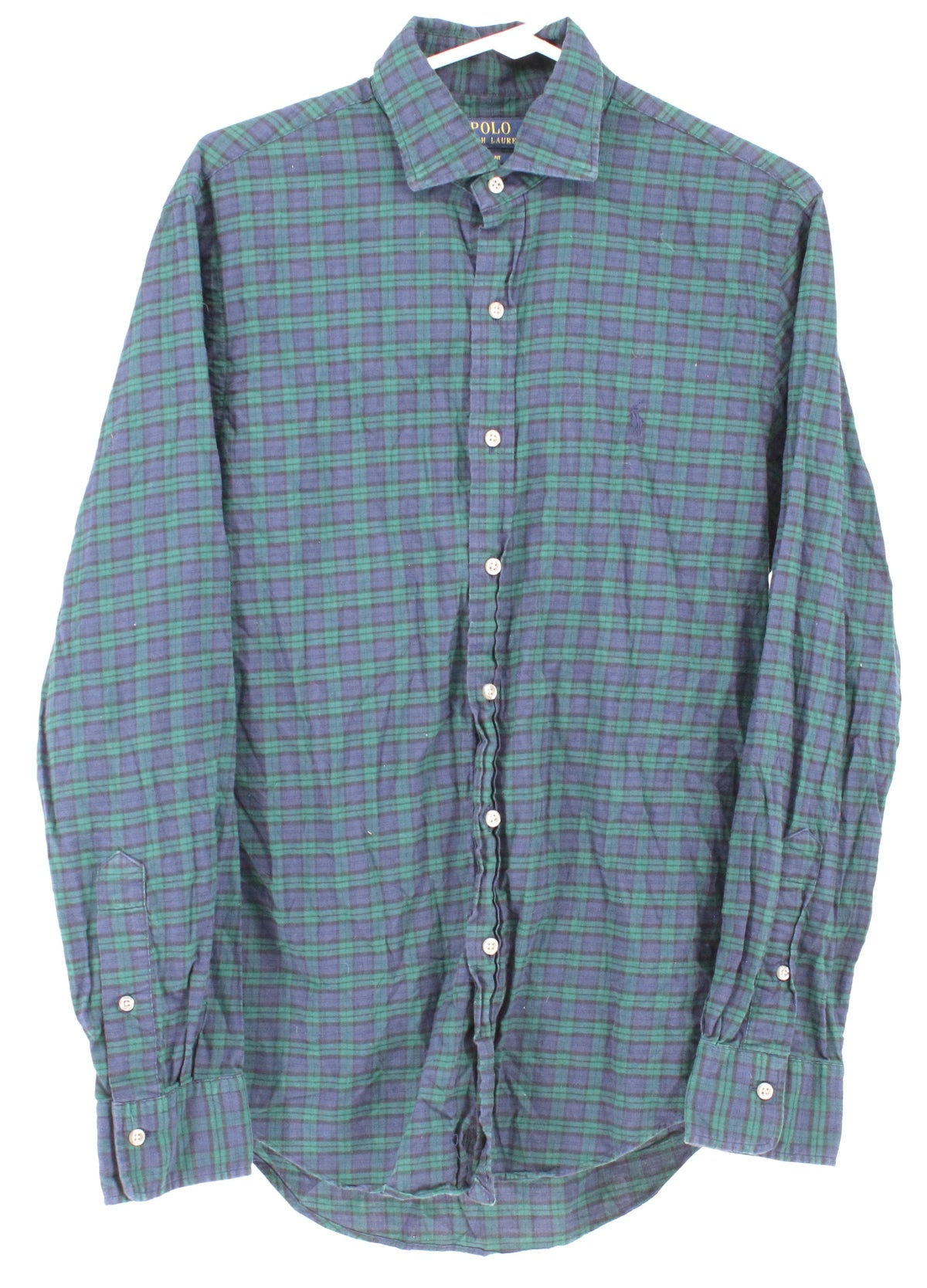 Polo By Ralph Lauren Blue & Green Check Printed Shirt