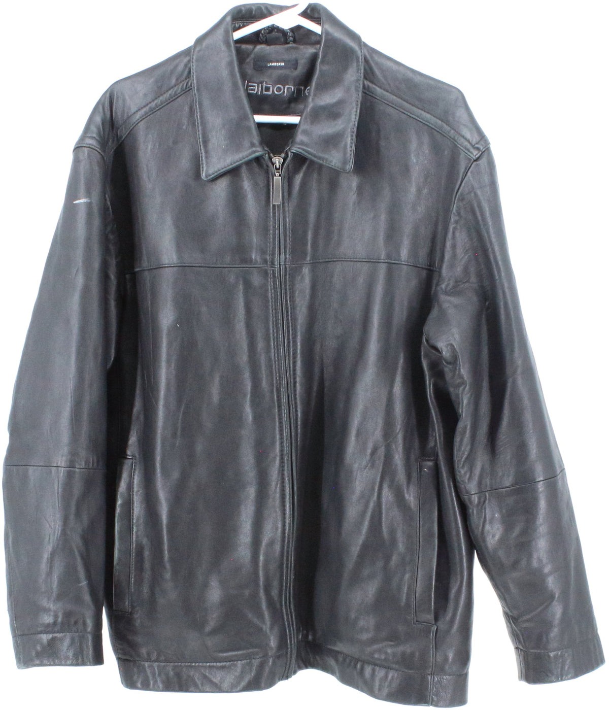 Claiborne Black Leather Jacket