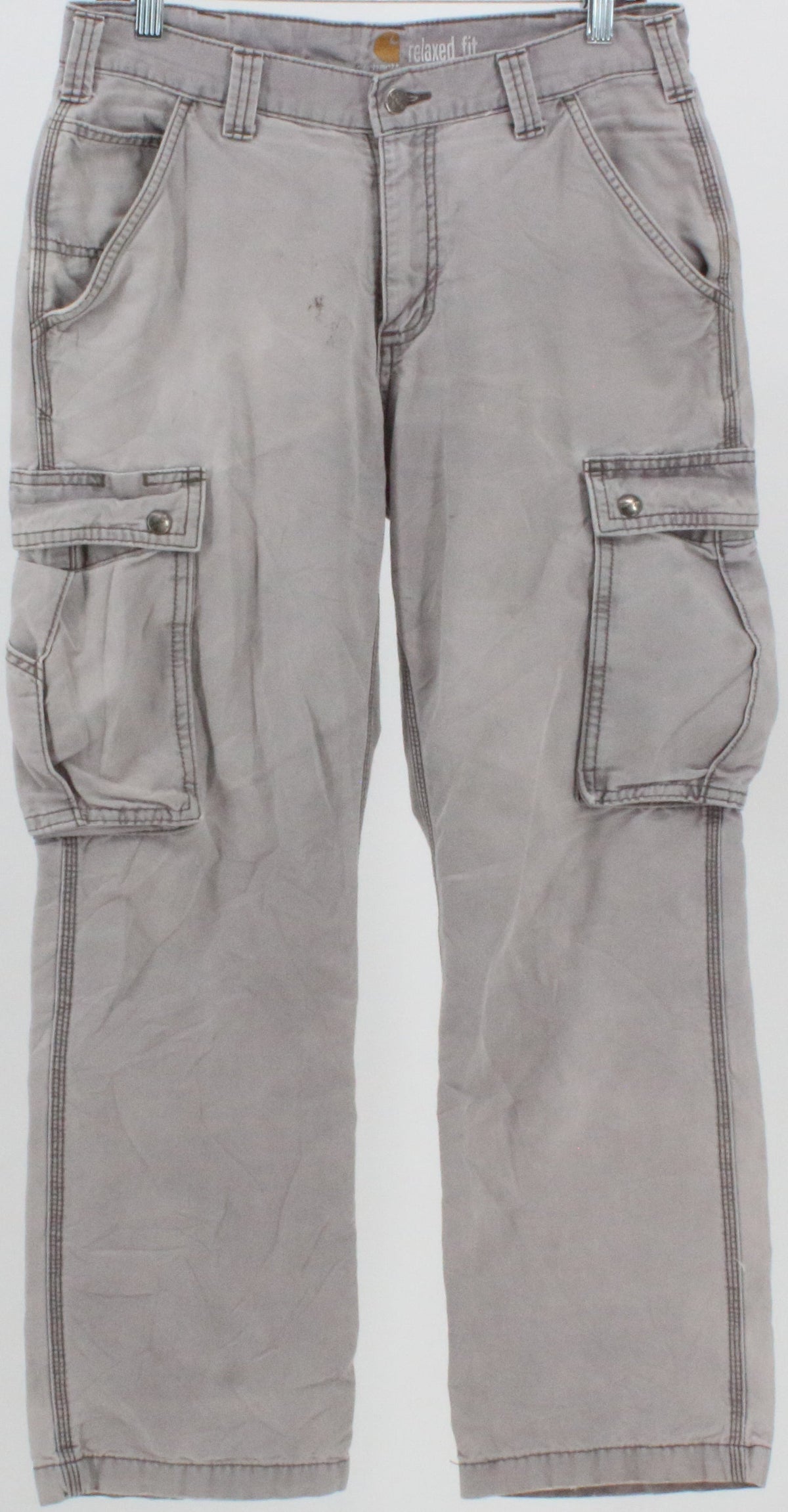 Carhartt Light Grey Relaxed Fit Cargo Pants