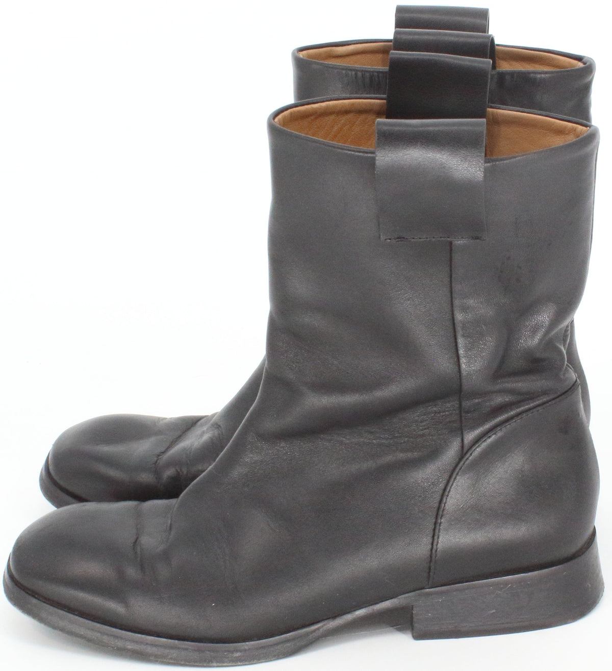 Zara Black Leather Boots