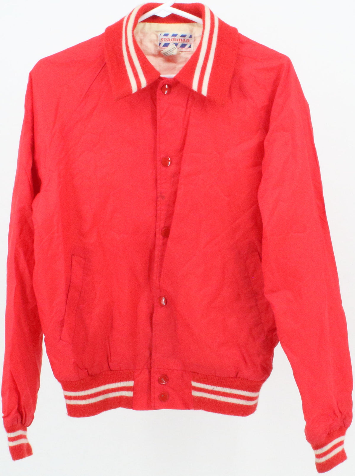 Coachman Red Nylon Bomber Jacket