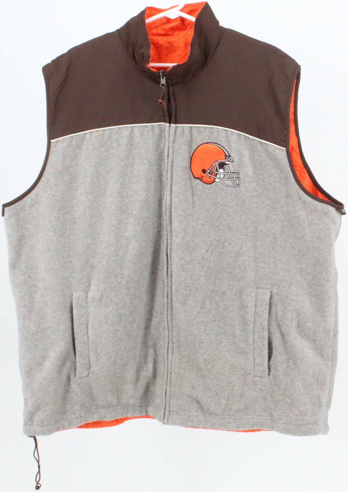 NFL Cleveland Browns Reversible Grey Vest