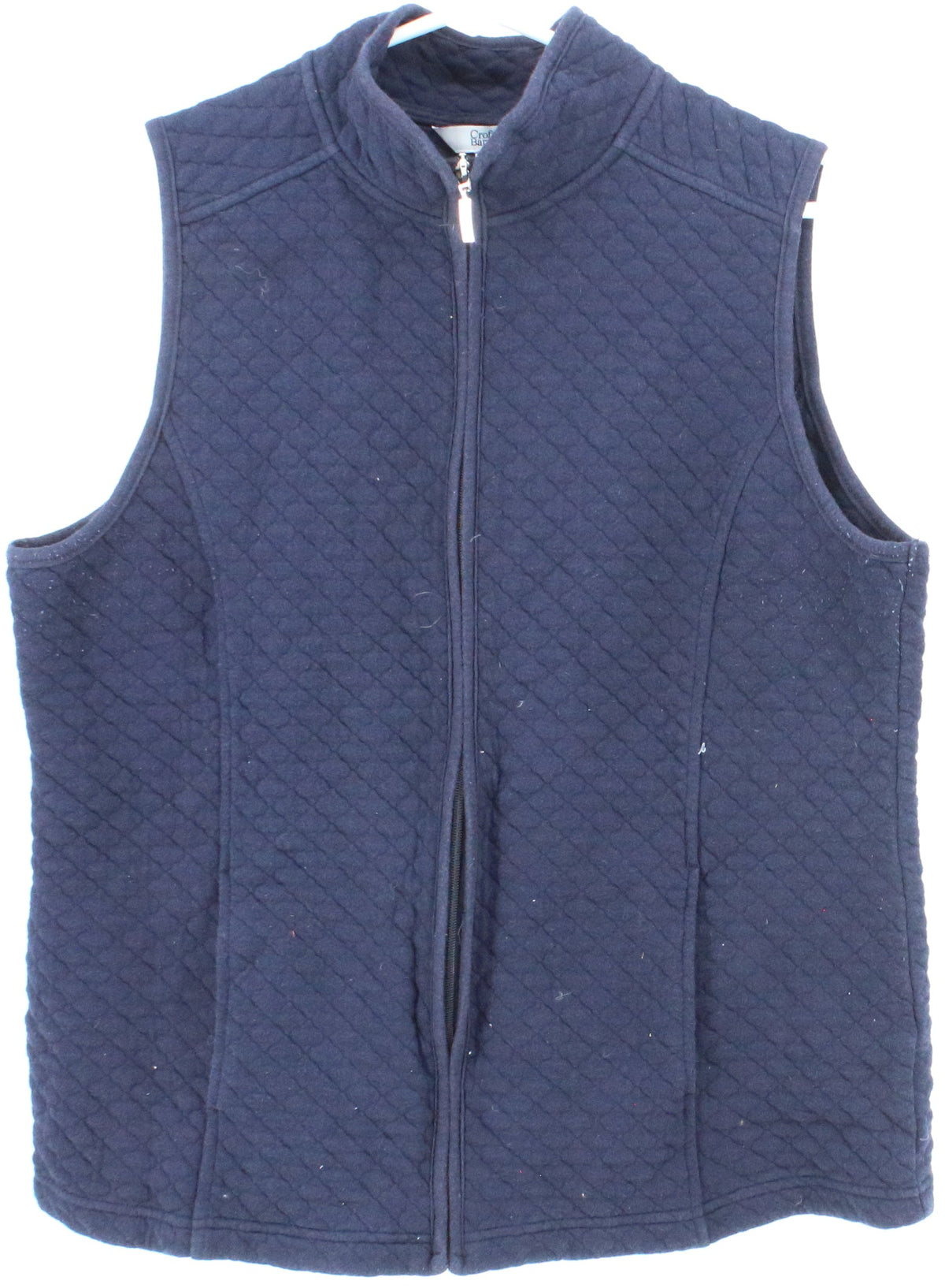 Croft & Barrow Navy Blue Quilt Vest