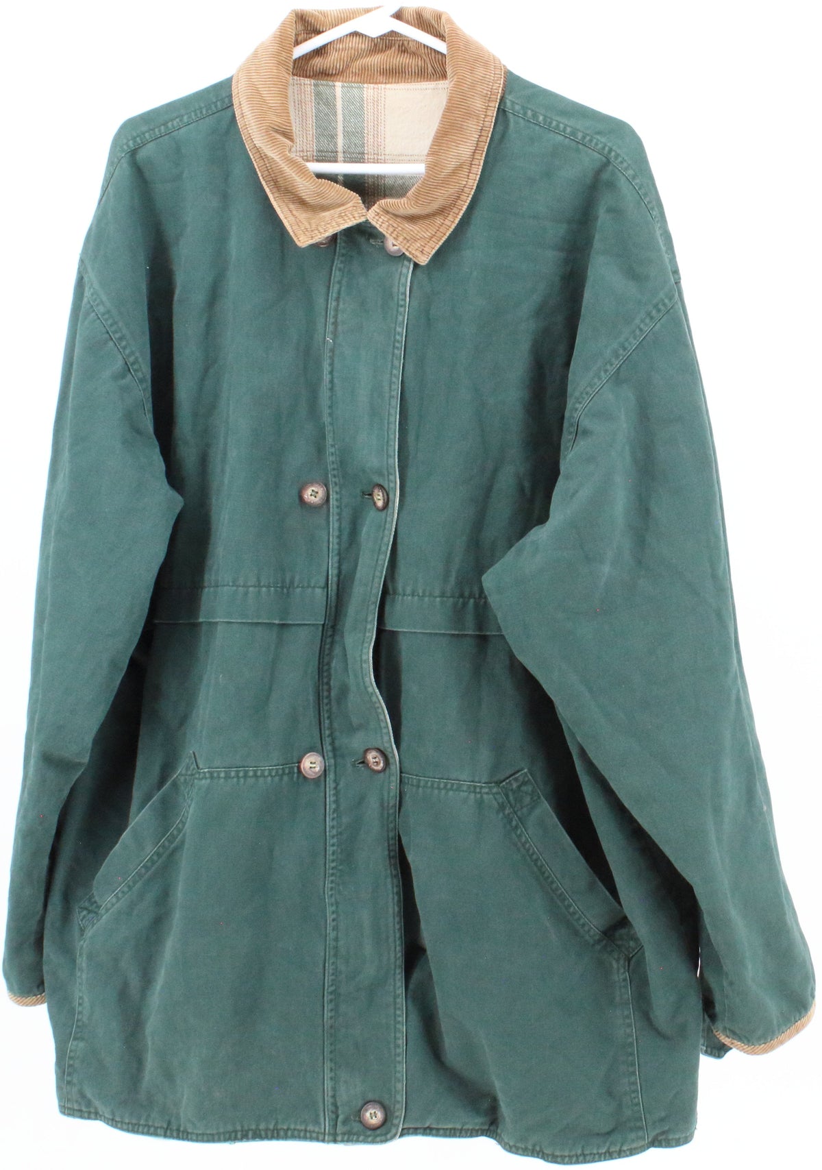 St John's Bay Green Reverse Jacket