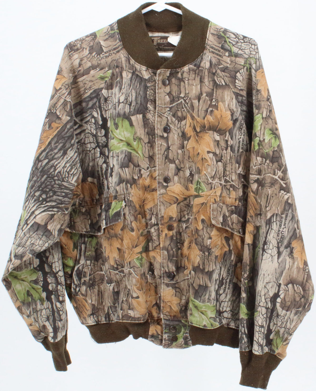 Trebark by Lynch Brown Print Bomber Jacket