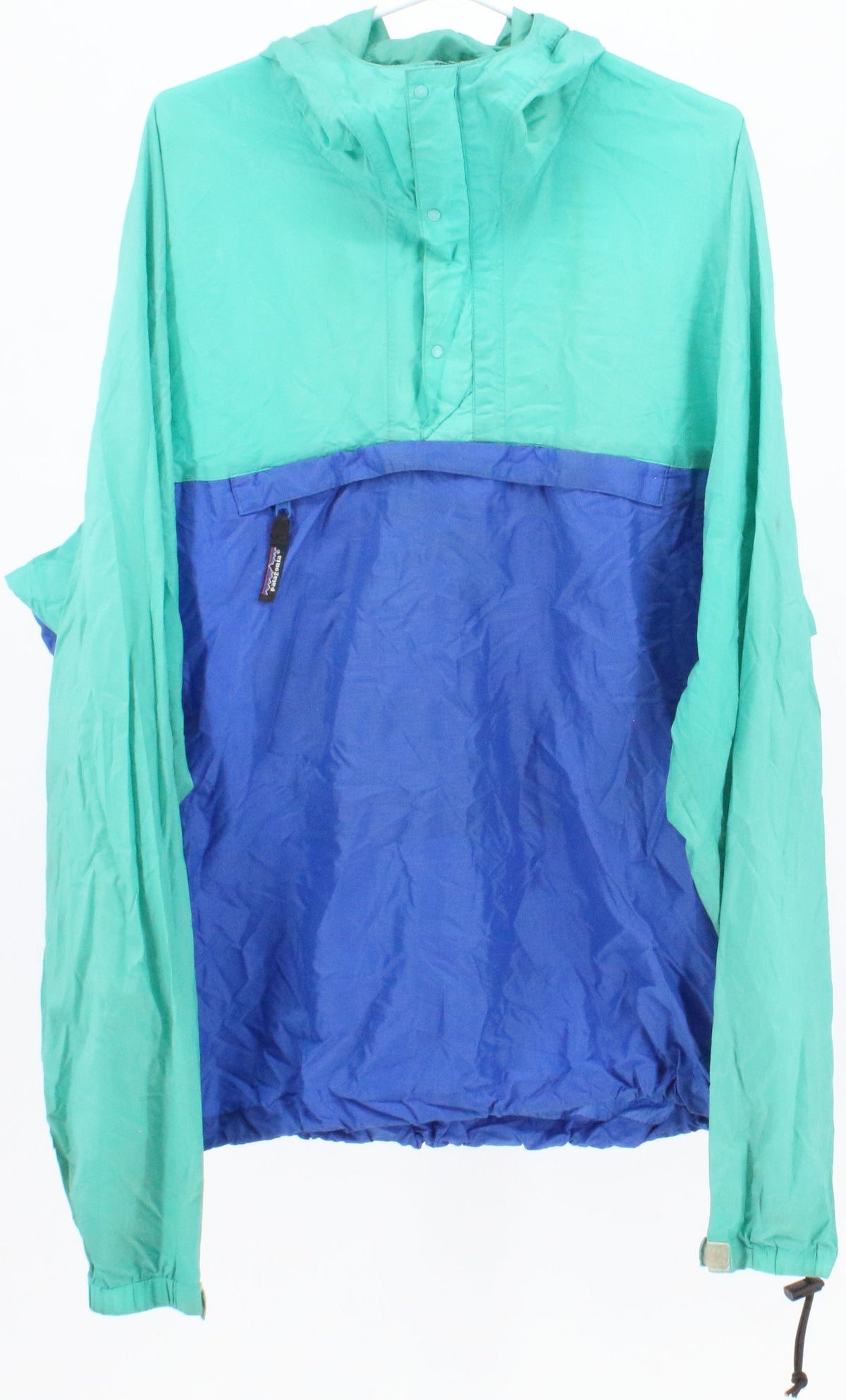 Patagonia Green and Blue Nylon Jacket