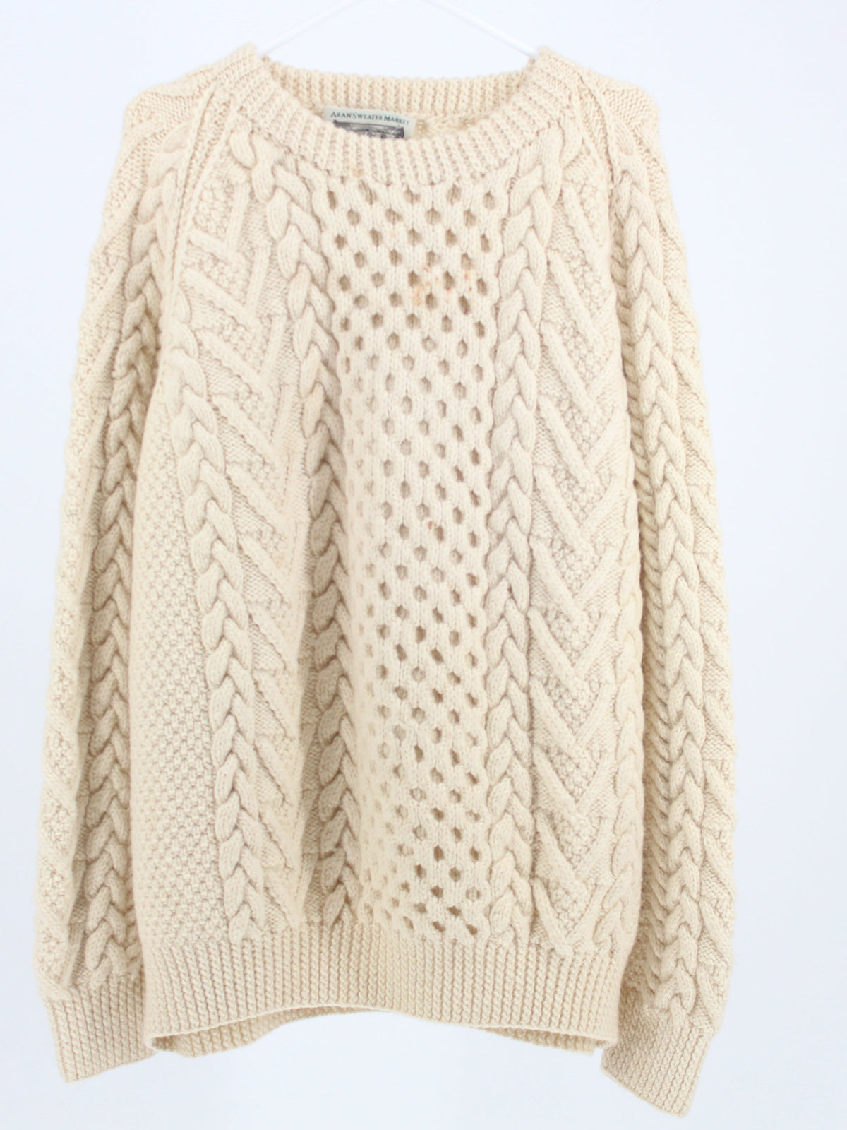 Aran Authentic Irish Cable-knit Sweater