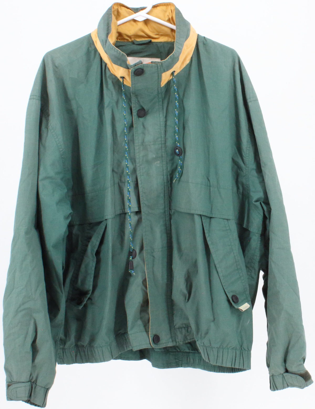 London Fog Green and Yellow Jacket
