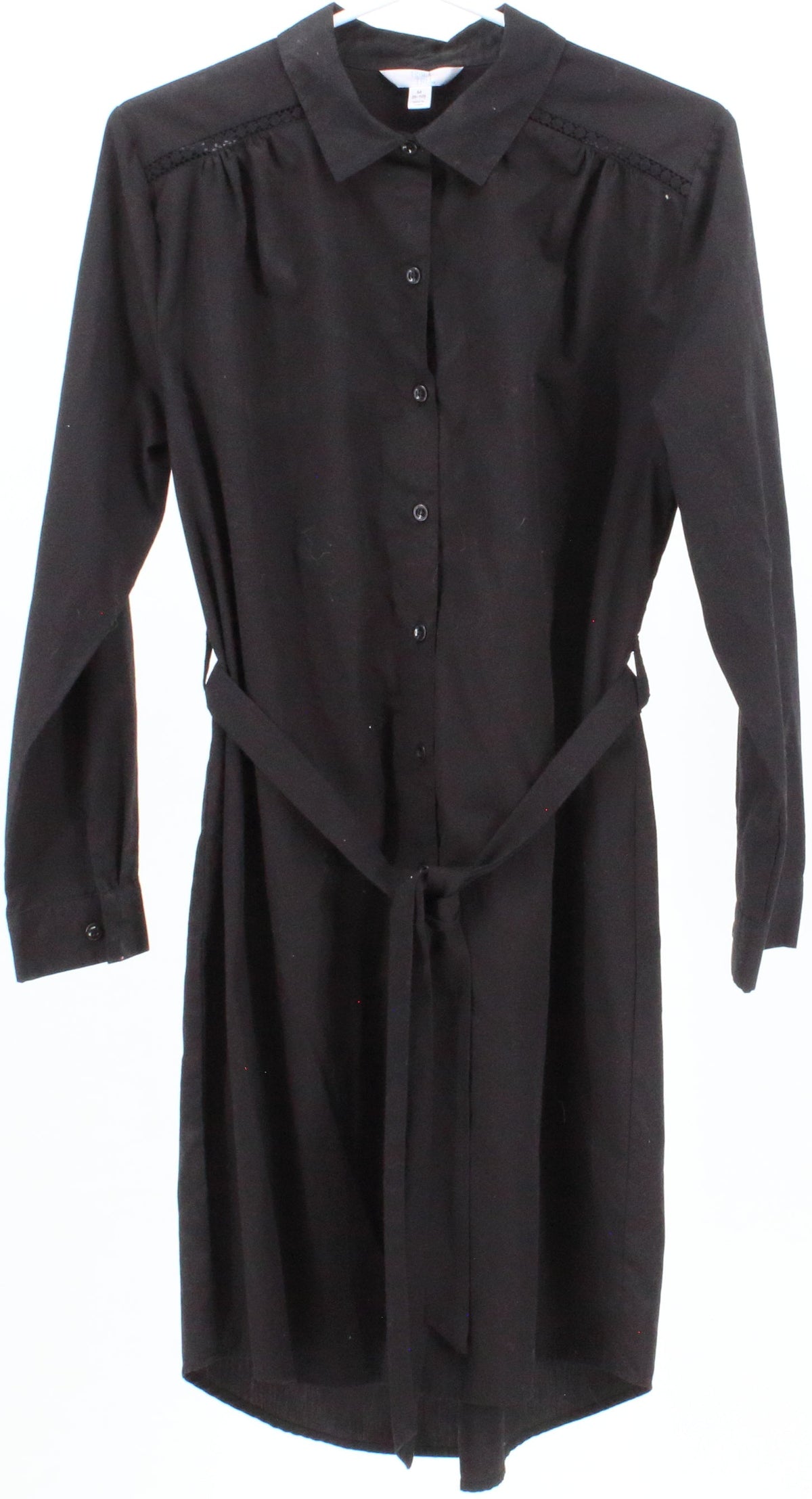 Time and Tru Black Shirt Dress