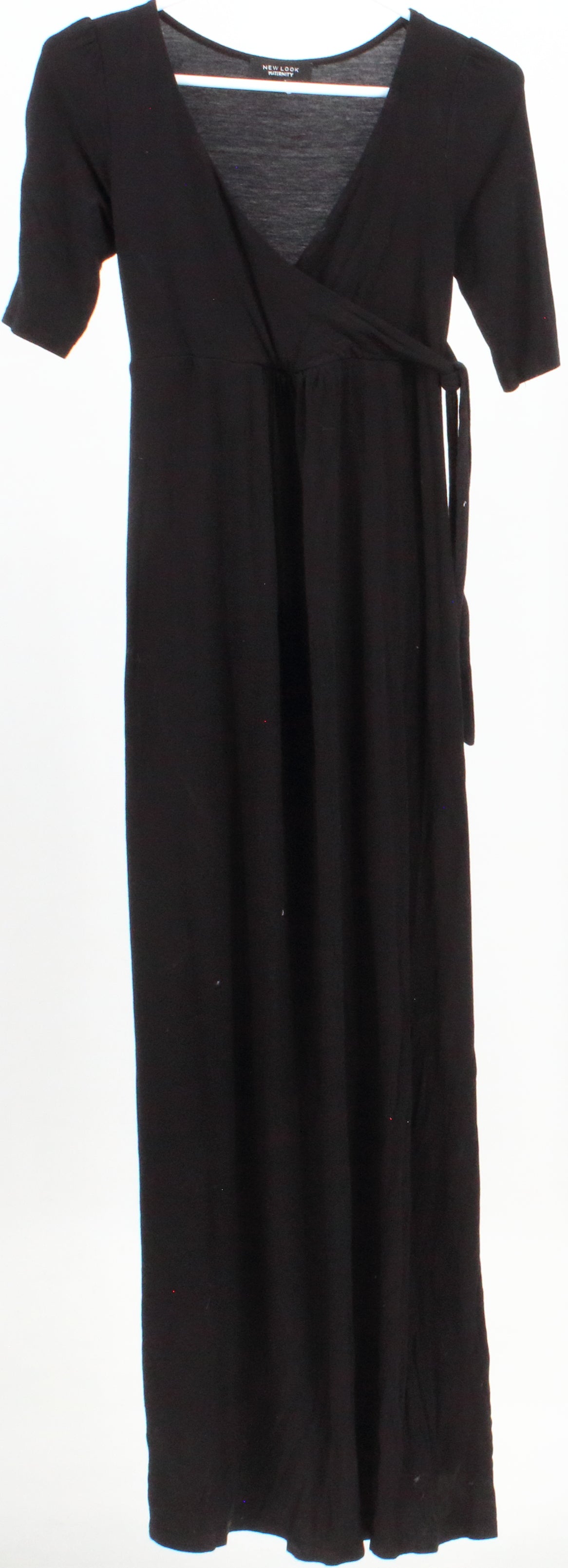 New Look Maternity Black Short Sleeve Long Dress
