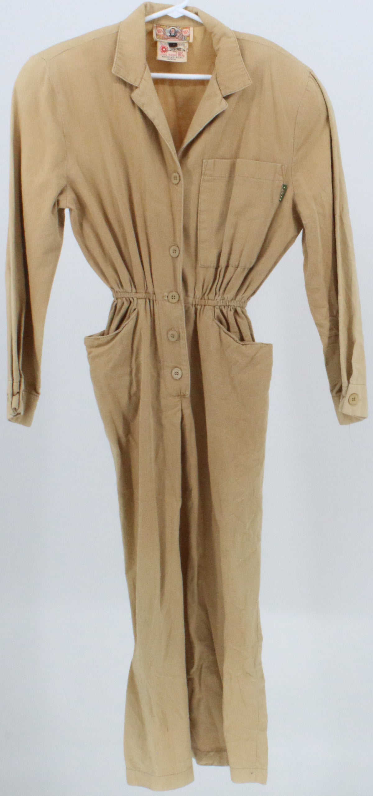 Bis Beige Long Cotton Dress