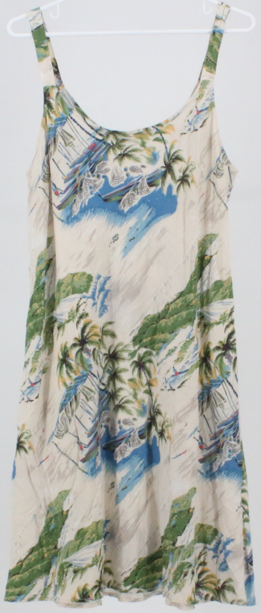 The Hawaiian Original Beige Printed Dress