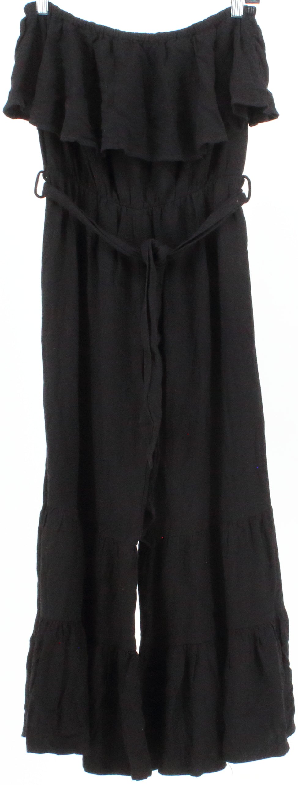 Umgee USA Black Long Strapless Jumpsuit