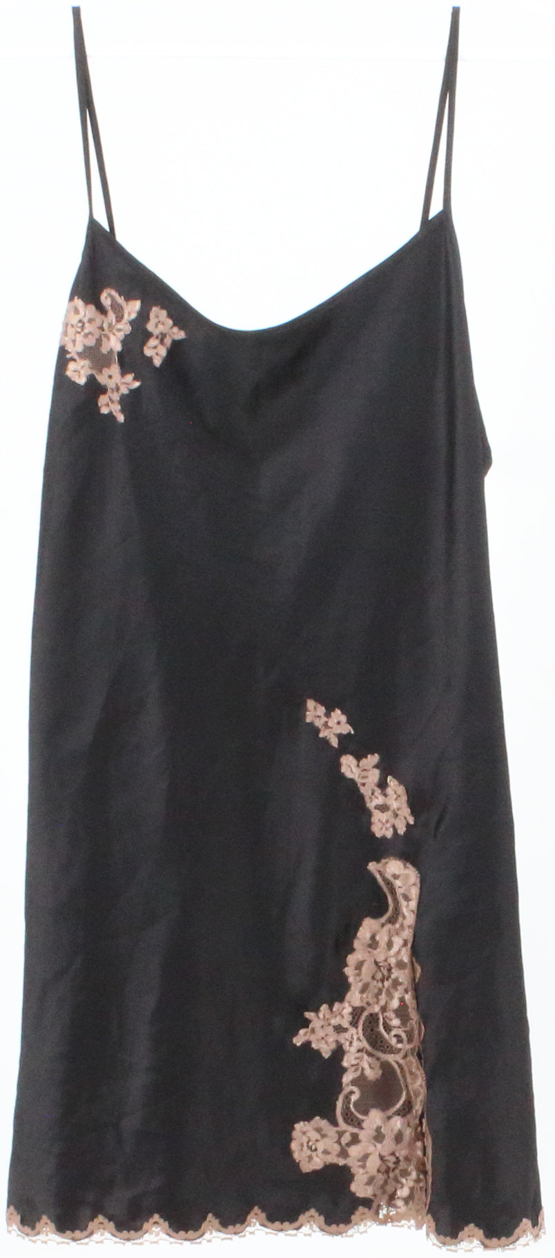 Victoria's Secret Black and Brown Slip Dress