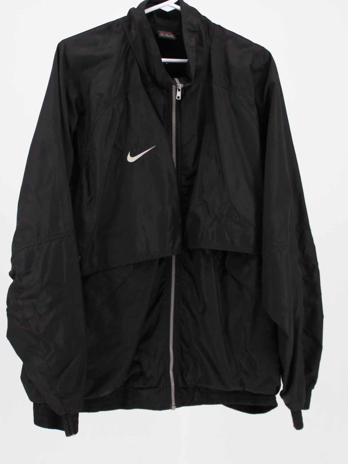 Nike Black Windbreaker with Front Flap