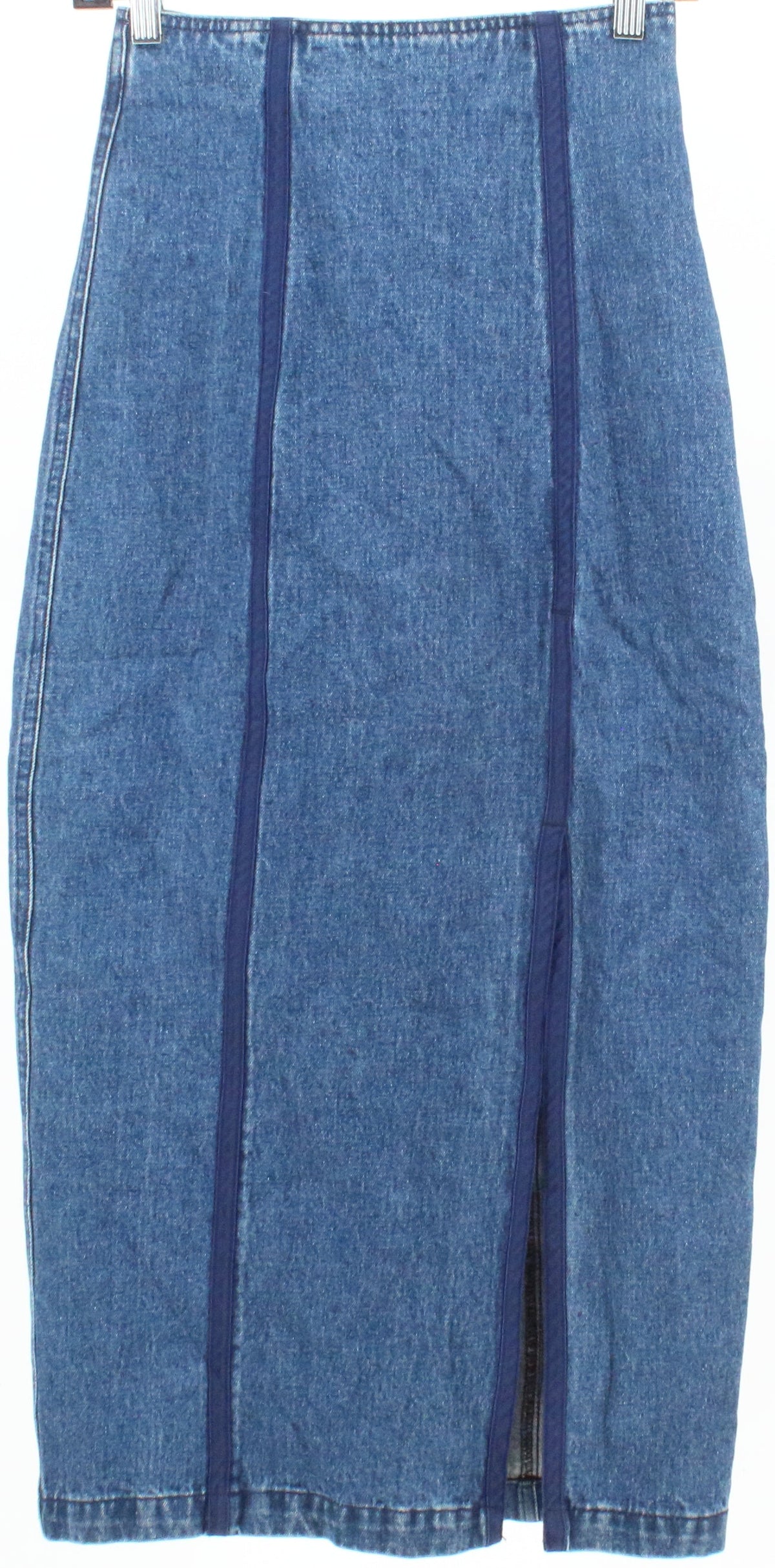 The Limited Blue Wash Denim Long Skirt