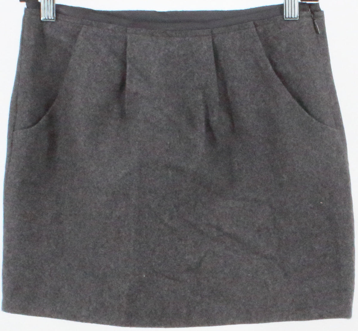 J Crew Grey Wool Short Skirt