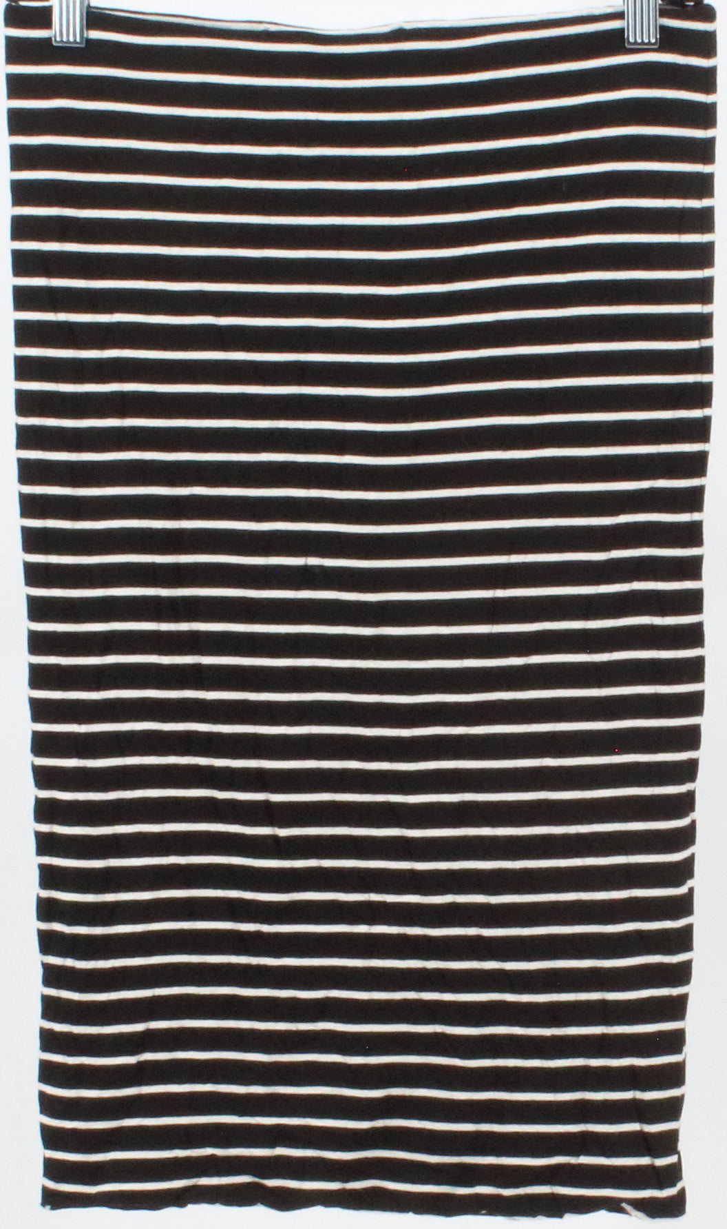 Ann Taylor Loft Black and White Striped Skirt