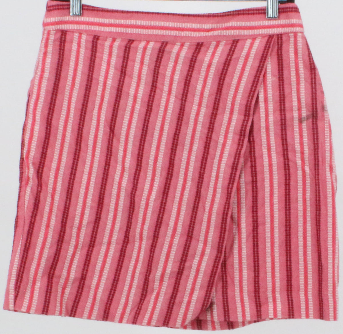 Loft Pink Striped Skirt