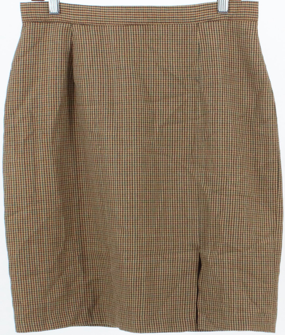 Fundamental Things Beige Plaid Skirt