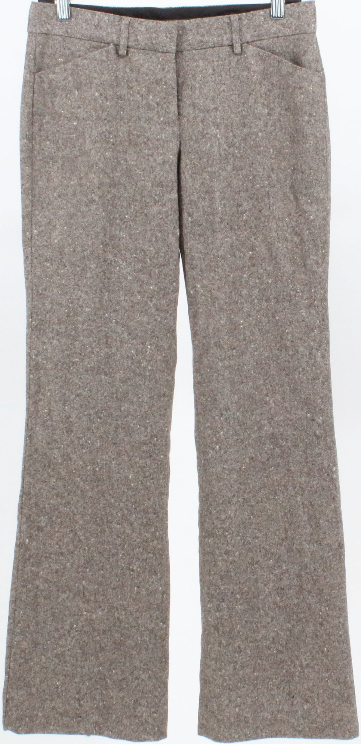 Editor Brown Flare Dress Pants