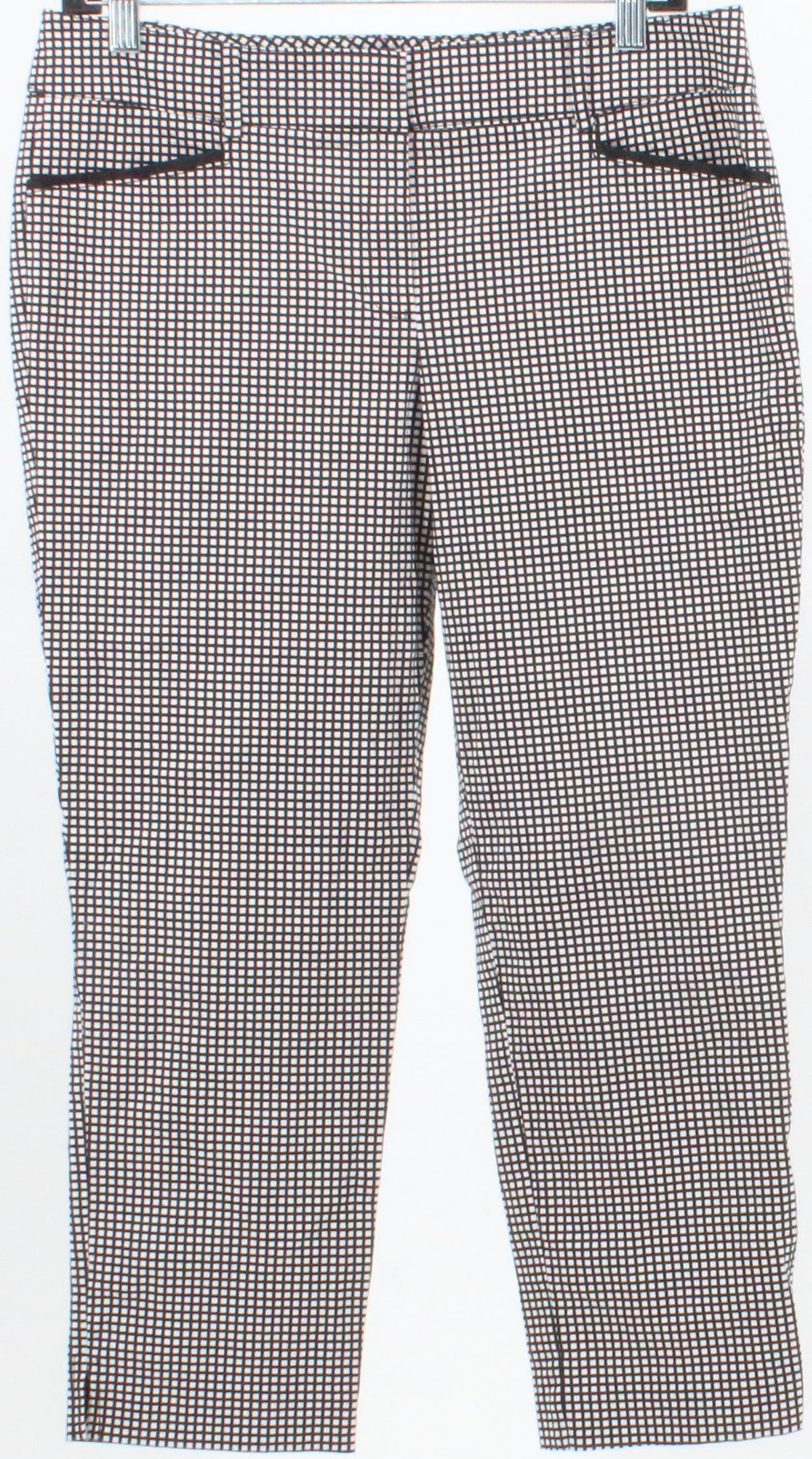 7th Avenue Design Studio New York & Company Black and White Checkered Pants