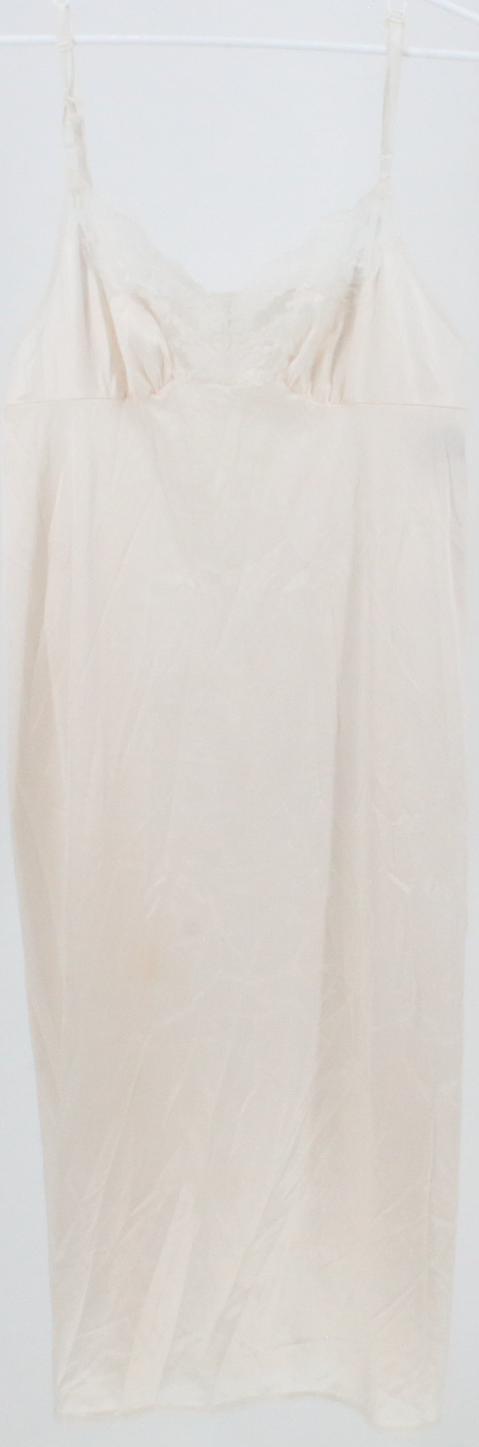 Vassarette Off White Slip Dress