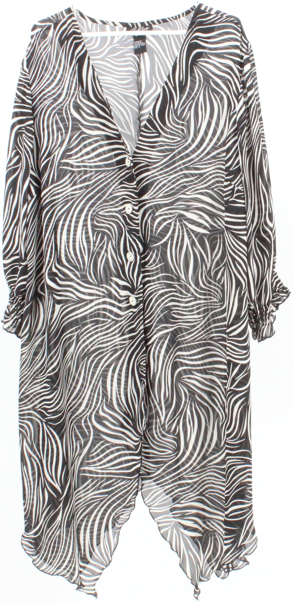 Russel Kemp New York Black and White Print Coverup